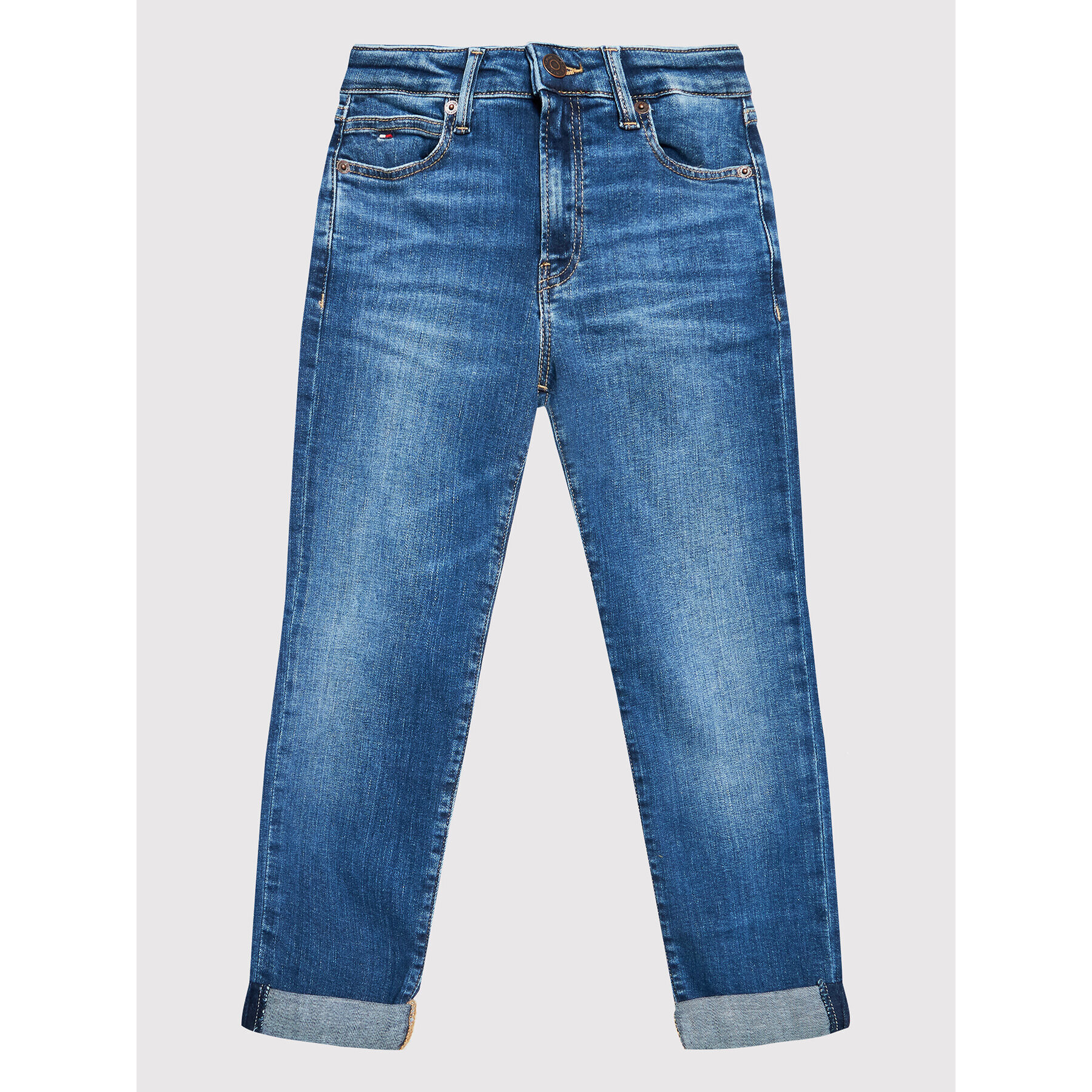 Tommy Hilfiger Džínsy Modern KB0KB07484 Modrá Straight Fit - Pepit.sk