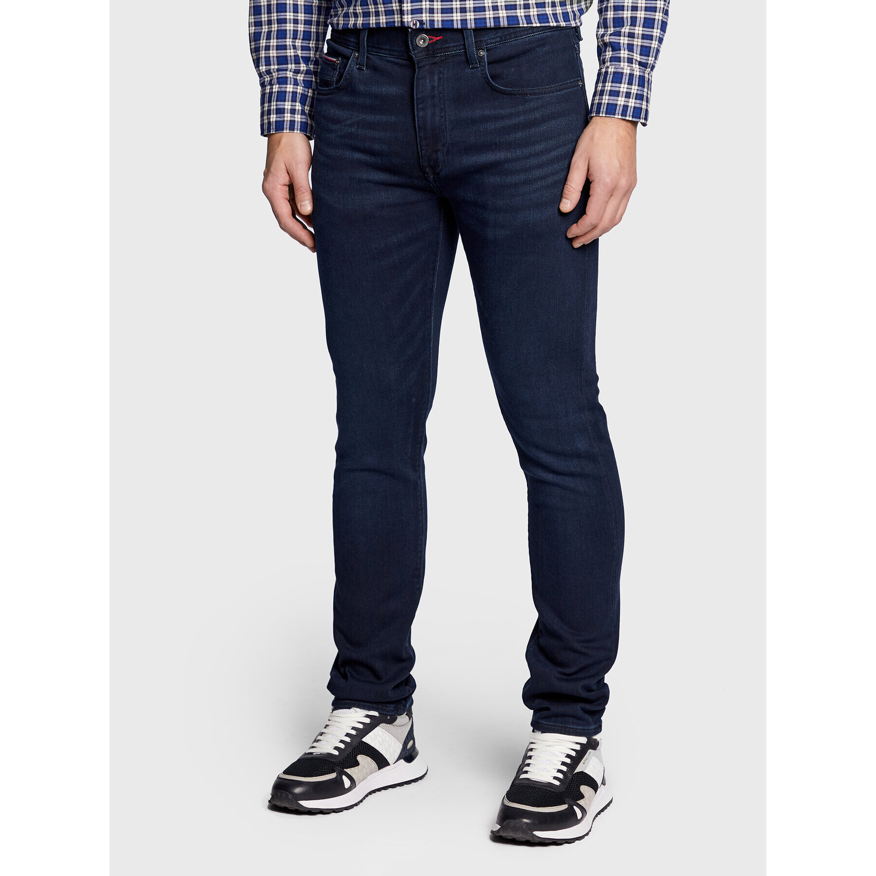 Tommy Hilfiger Džínsy MW0MW29620 Tmavomodrá Slim Fit - Pepit.sk