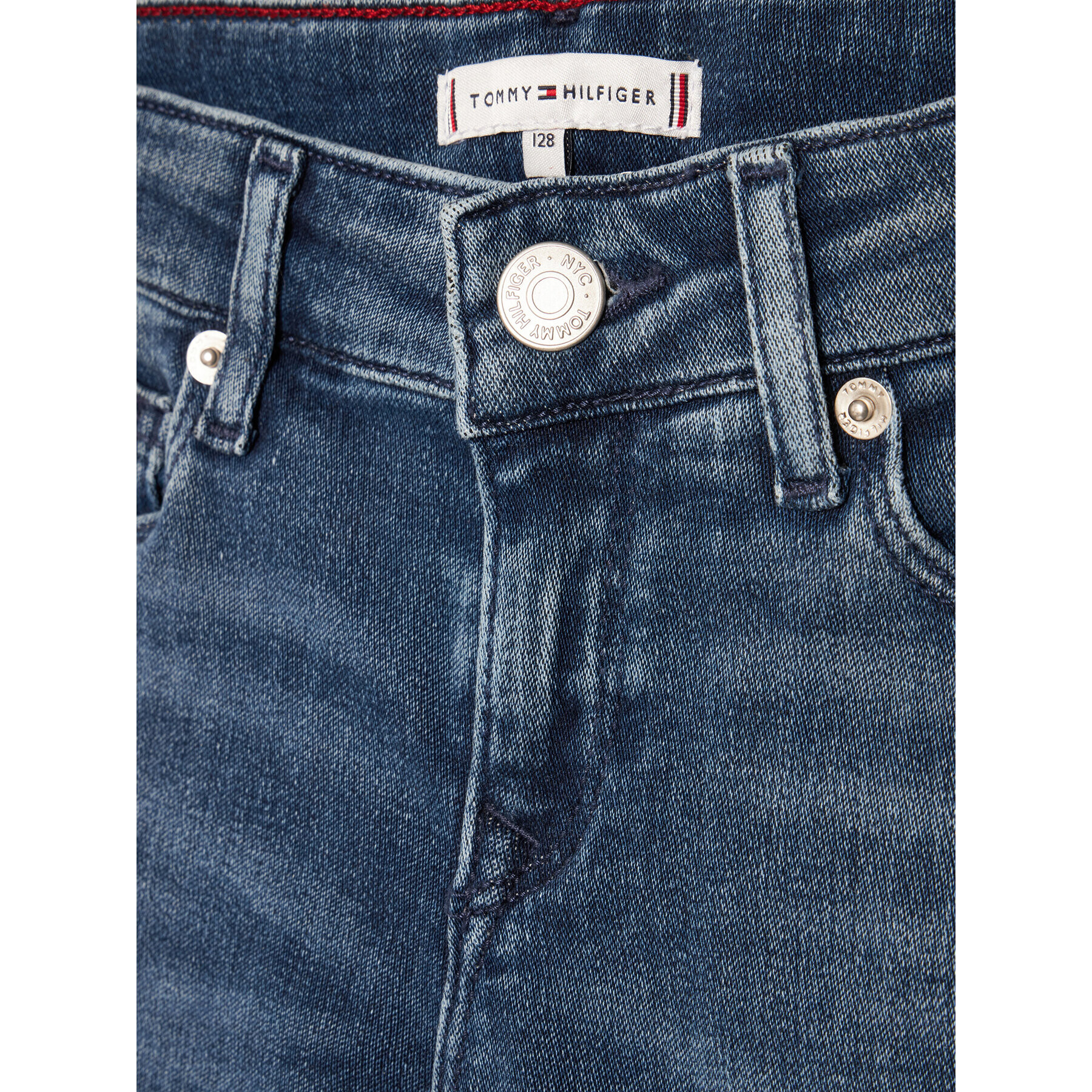 Tommy Hilfiger Džínsy Nora KG0KG06074 D Modrá Skinny Fit - Pepit.sk