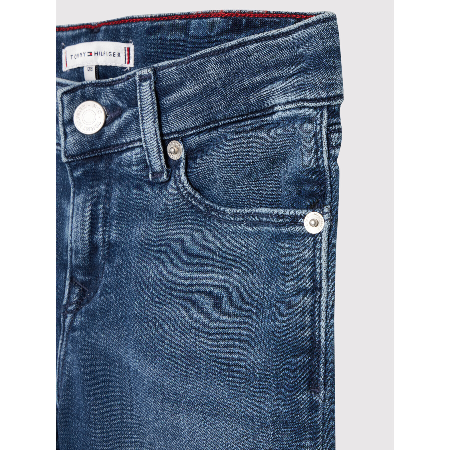 Tommy Hilfiger Džínsy Nora KG0KG06074 D Modrá Skinny Fit - Pepit.sk