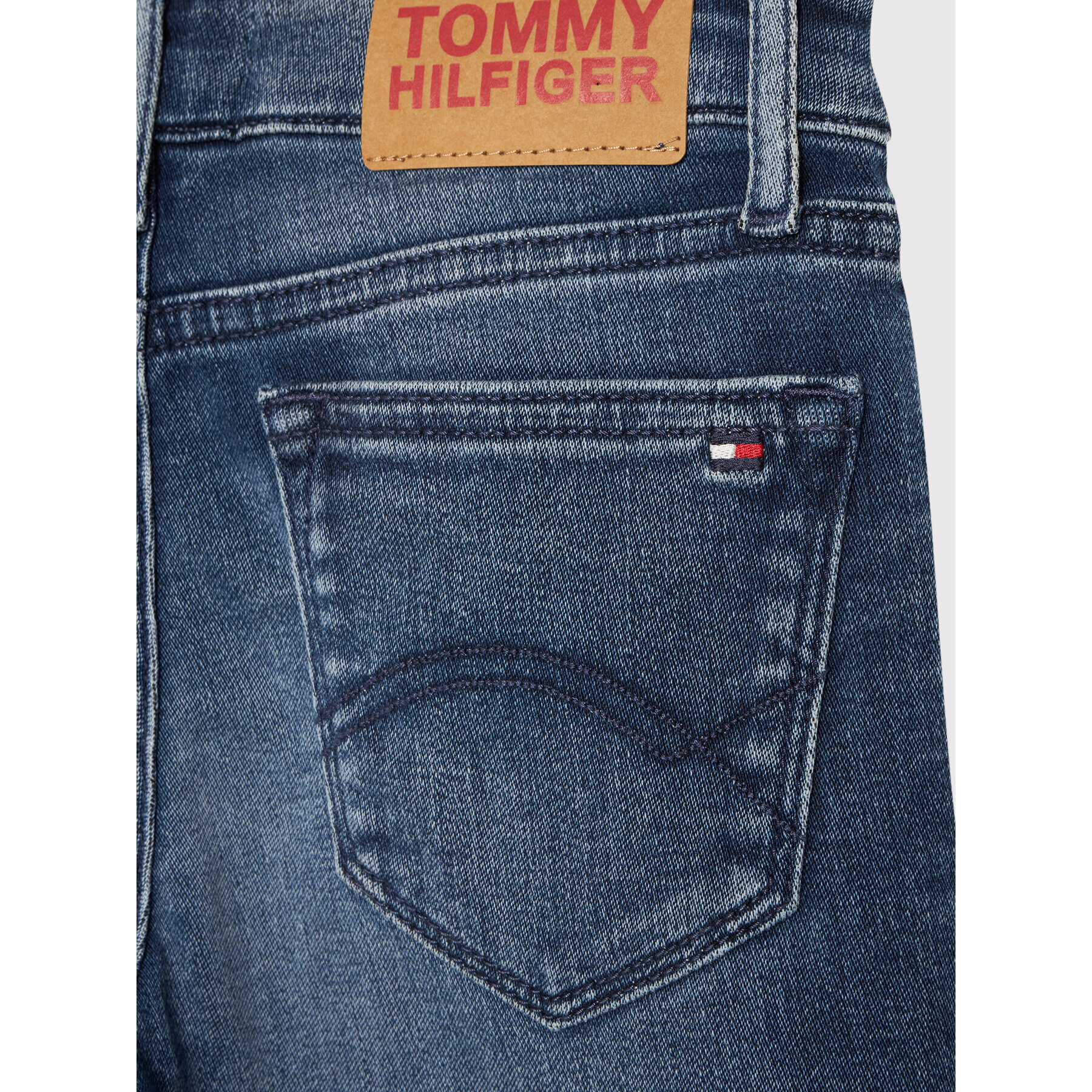 Tommy Hilfiger Džínsy Nora KG0KG06074 D Modrá Skinny Fit - Pepit.sk