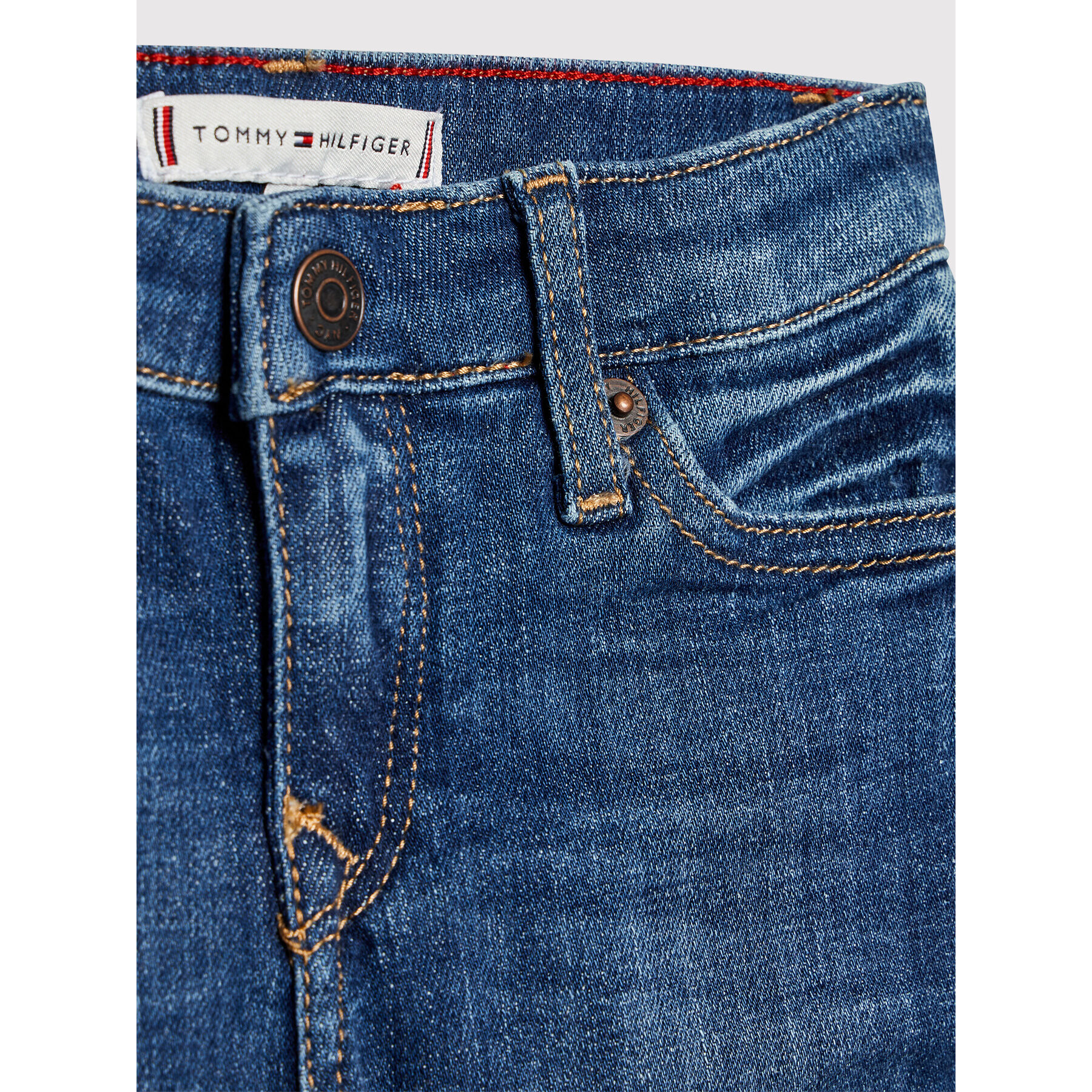 Tommy Hilfiger Džínsy Nora KG0KG06225 M Tmavomodrá Skinny Fit - Pepit.sk