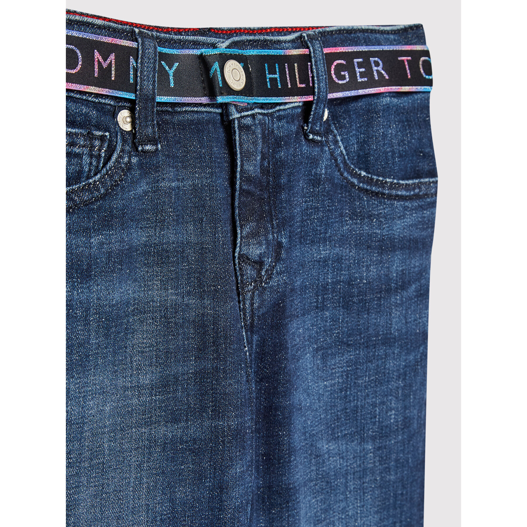 Tommy Hilfiger Džínsy Nora Skinny Belt KG0KG06071 D Tmavomodrá Skinny Fit - Pepit.sk