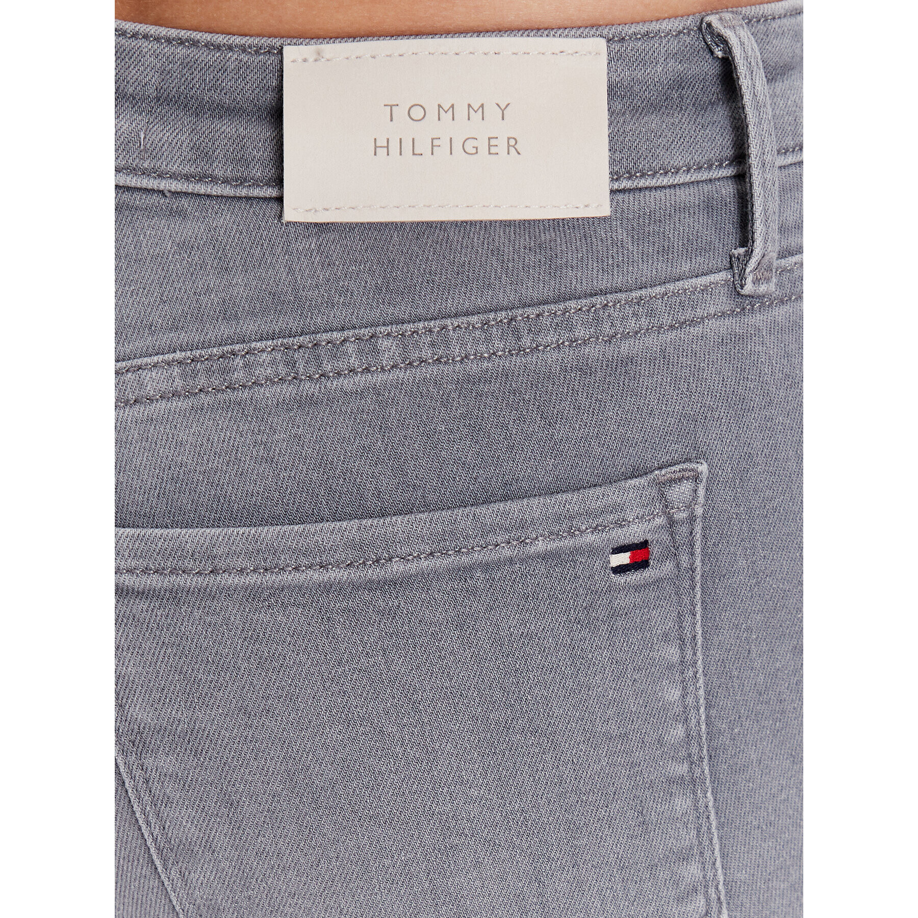 Tommy Hilfiger Džínsy WW0WW38141 Sivá Skinny Fit - Pepit.sk