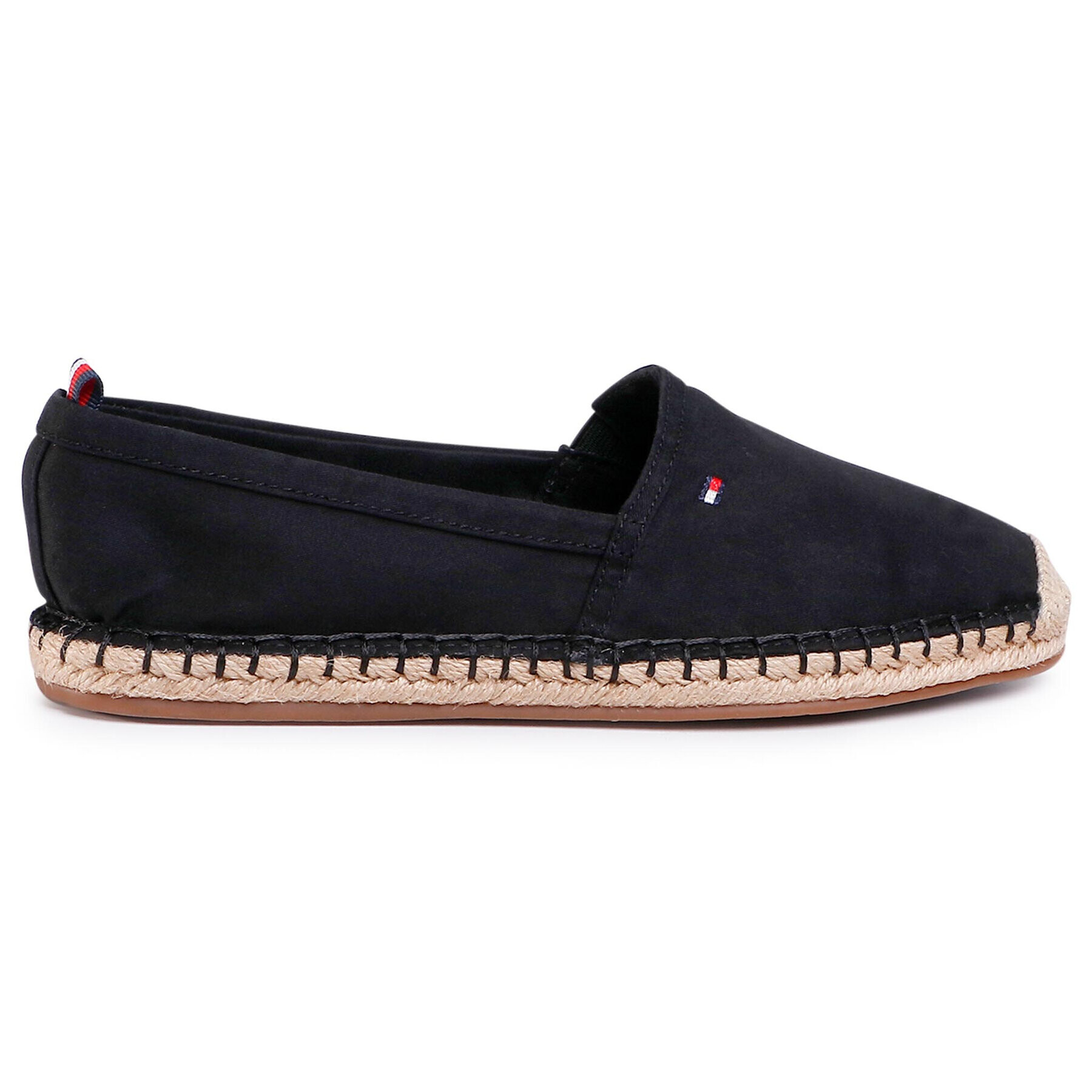 Tommy Hilfiger Espadrilky Basic Tommy Flat Espadrille FW0FW04827 Čierna - Pepit.sk