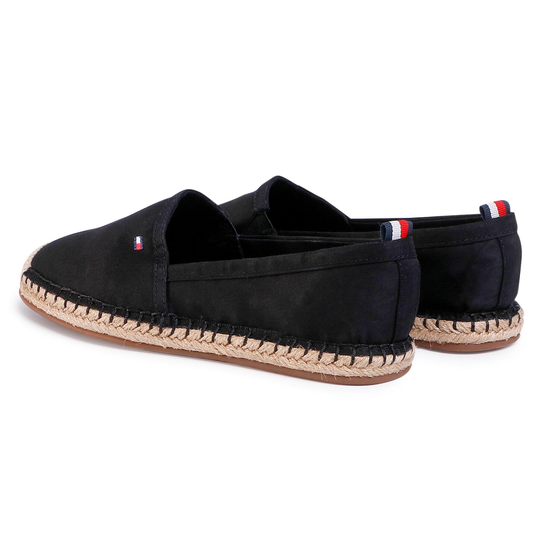 Tommy Hilfiger Espadrilky Basic Tommy Flat Espadrille FW0FW04827 Čierna - Pepit.sk