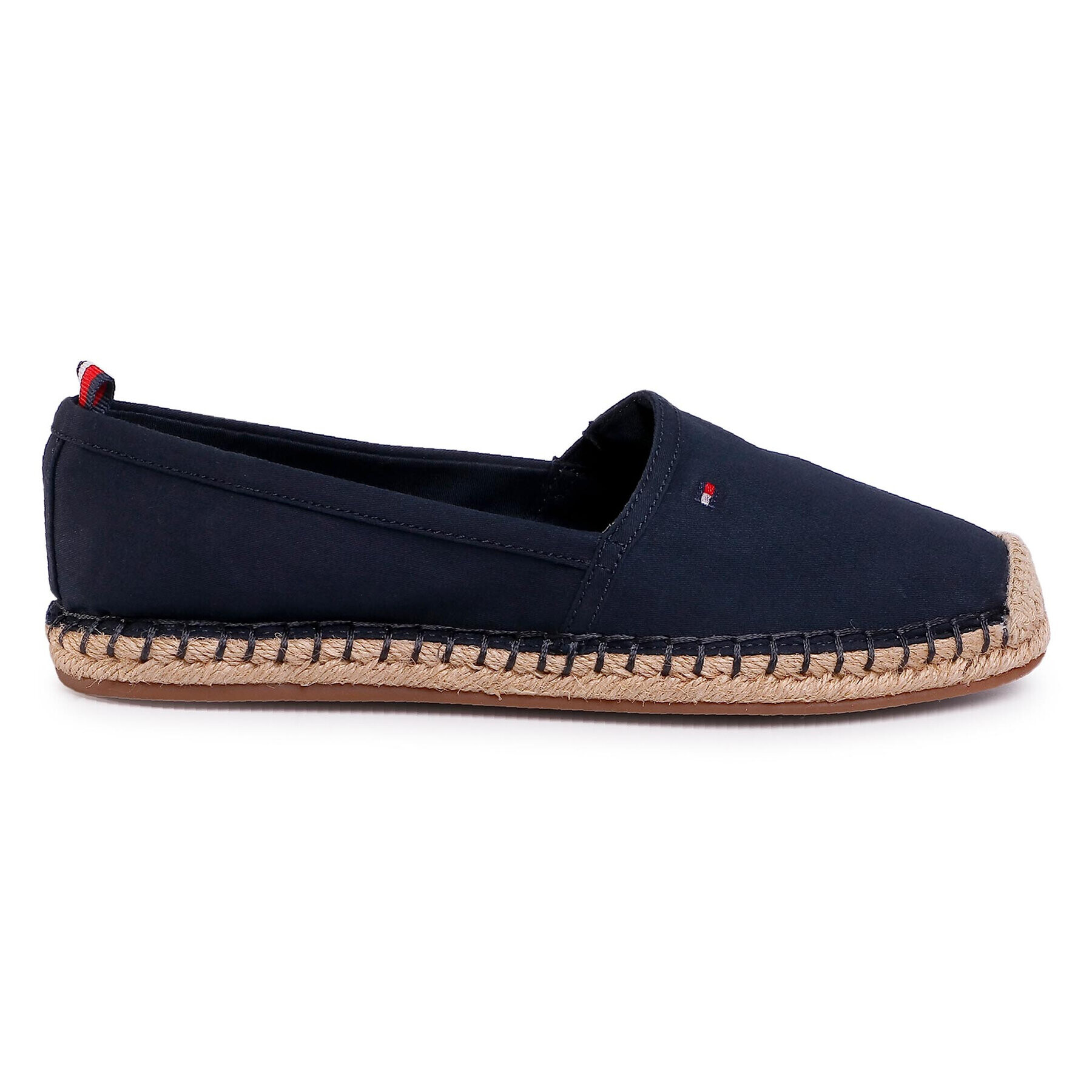 Tommy Hilfiger Espadrilky Basic Tommy Flat Espadrille FW0FW04827 Tmavomodrá - Pepit.sk