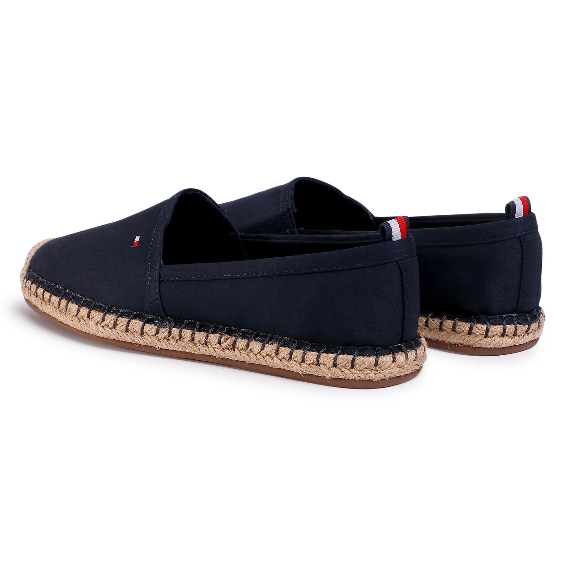 Tommy Hilfiger Espadrilky Basic Tommy Flat Espadrille FW0FW04827 Tmavomodrá - Pepit.sk