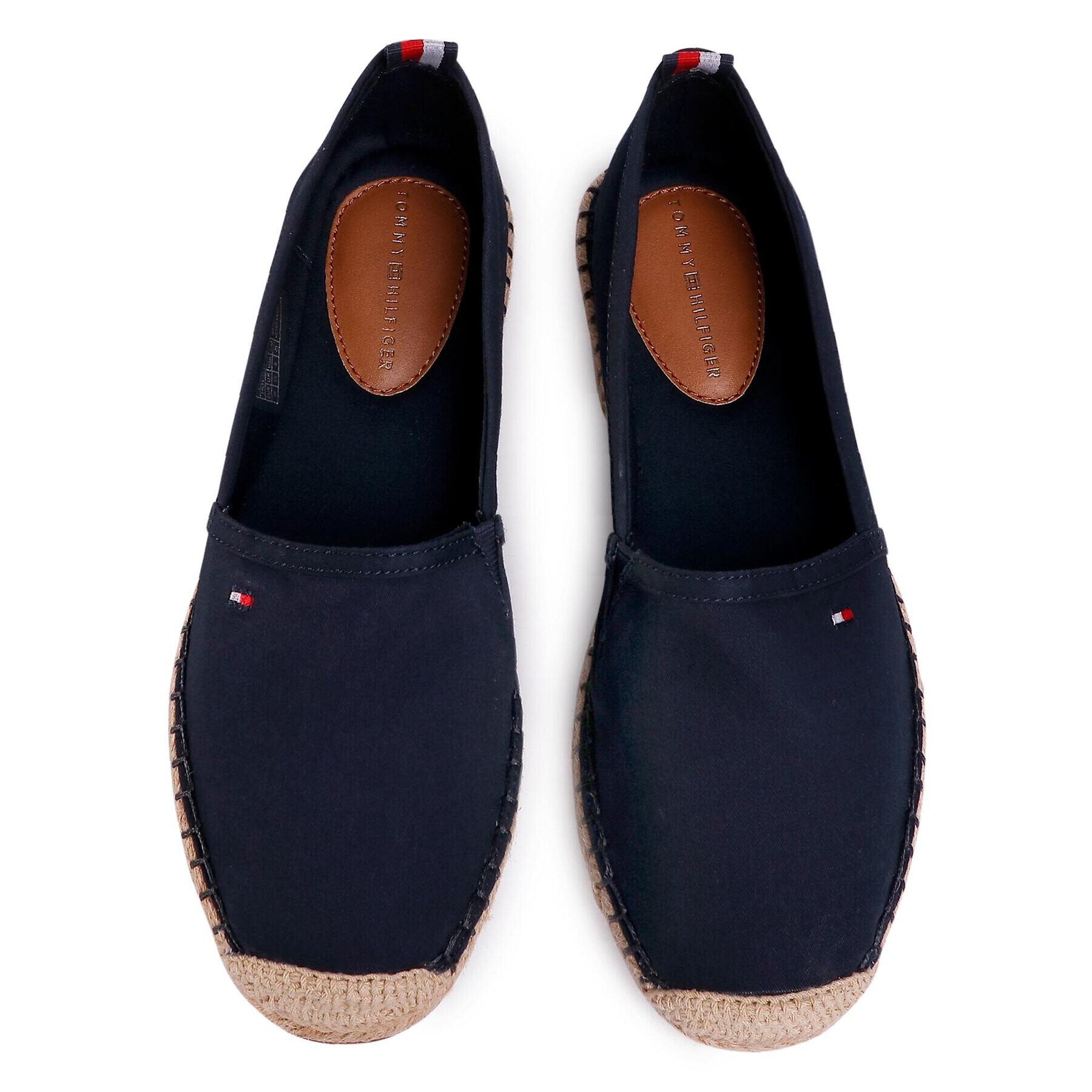 Tommy Hilfiger Espadrilky Basic Tommy Flat Espadrille FW0FW04827 Tmavomodrá - Pepit.sk