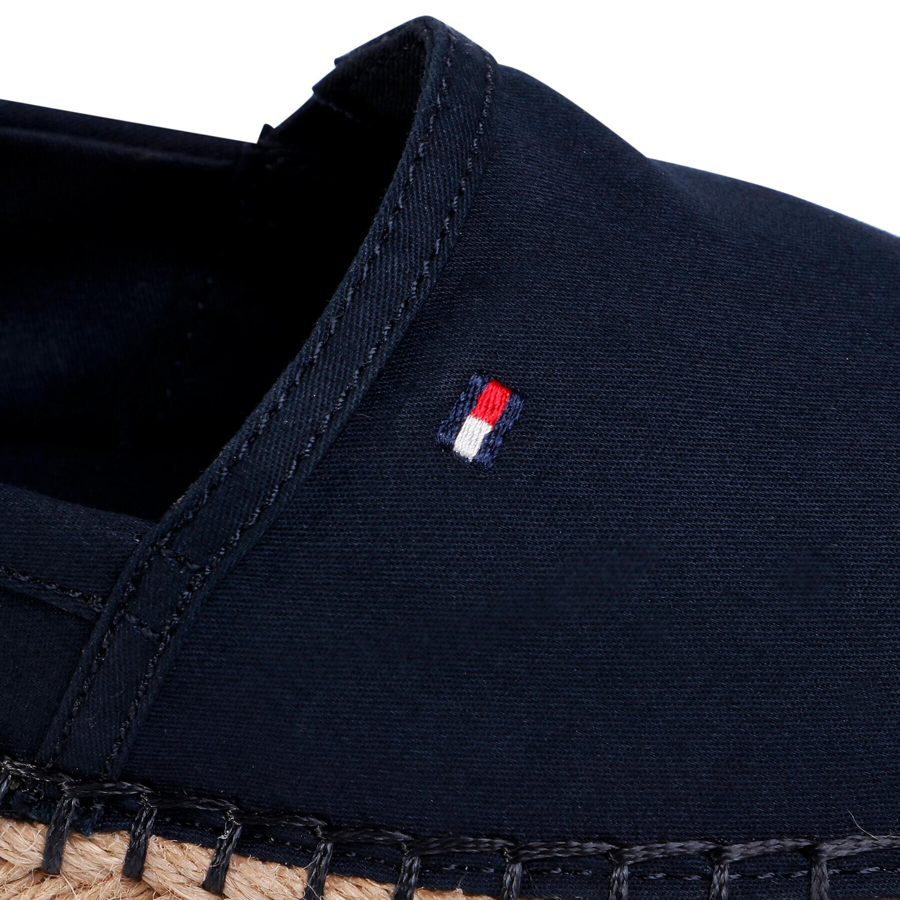 Tommy Hilfiger Espadrilky Basic Tommy Flat Espadrille FW0FW04827 Tmavomodrá - Pepit.sk