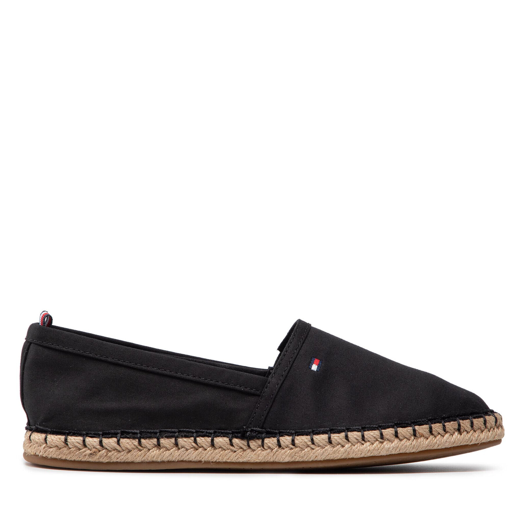 Tommy Hilfiger Espadrilky Basic Tommy Flat Espadrille FW0FW06497 Čierna - Pepit.sk