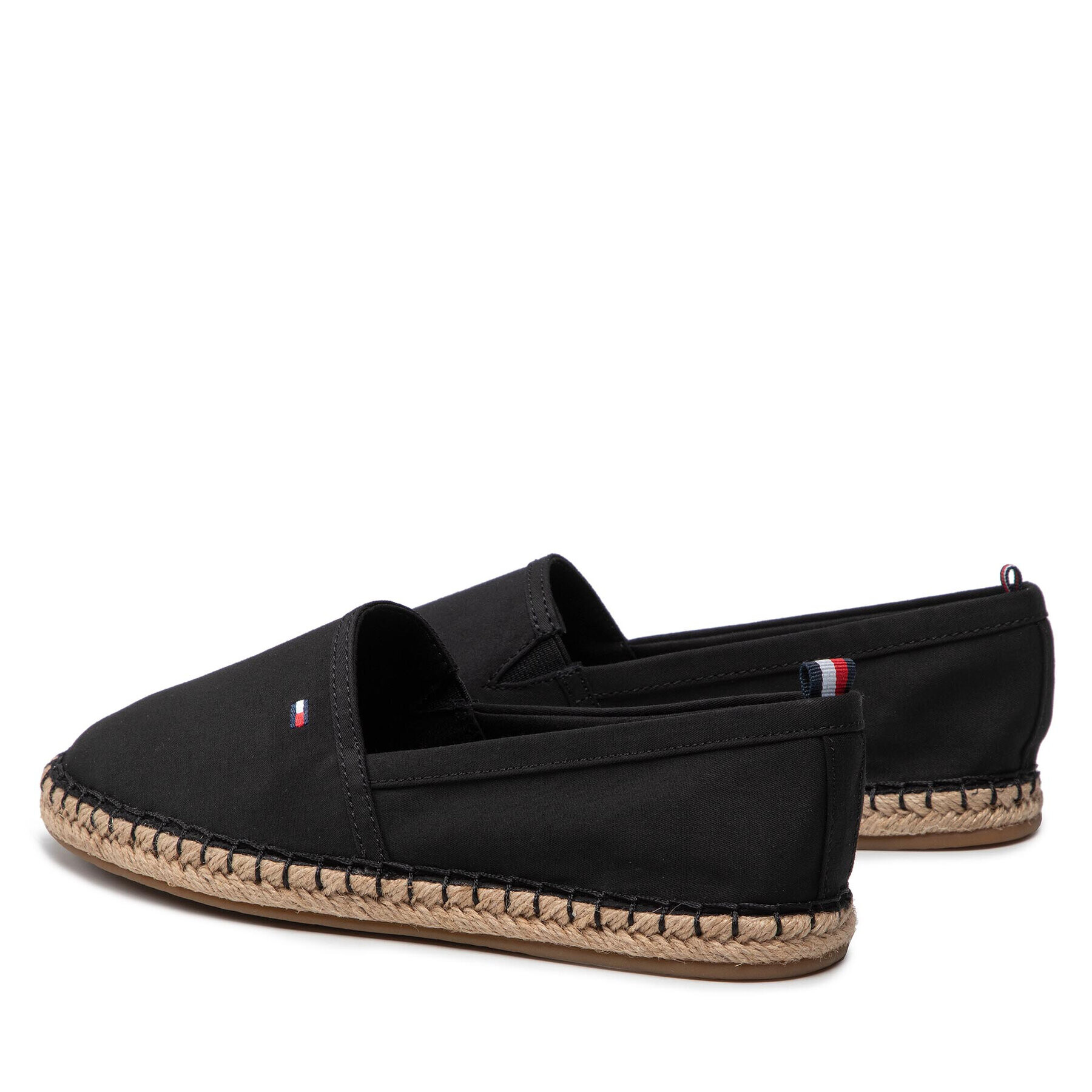 Tommy Hilfiger Espadrilky Basic Tommy Flat Espadrille FW0FW06497 Čierna - Pepit.sk