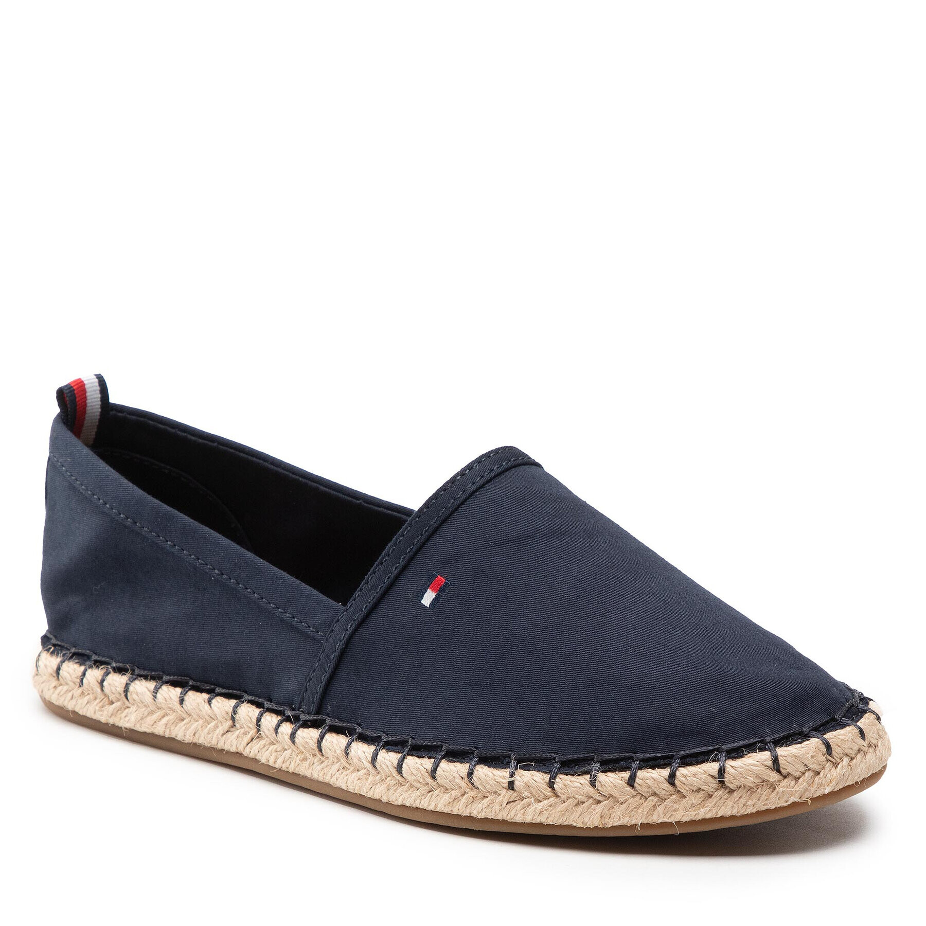 Tommy Hilfiger Espadrilky Basic Tommy Flat Espadrille FW0FW06497 Tmavomodrá - Pepit.sk