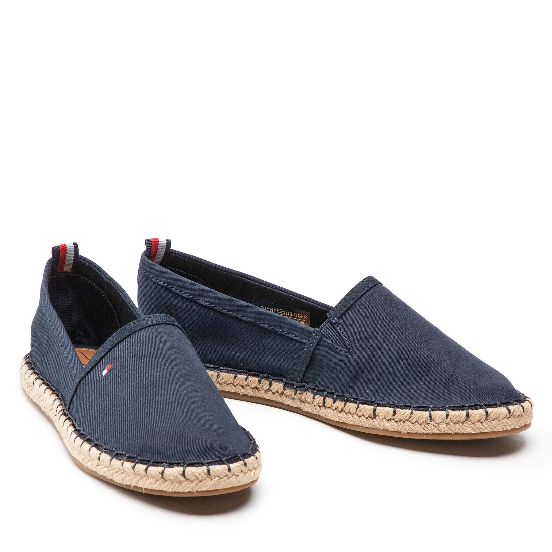 Tommy Hilfiger Espadrilky Basic Tommy Flat Espadrille FW0FW06497 Tmavomodrá - Pepit.sk