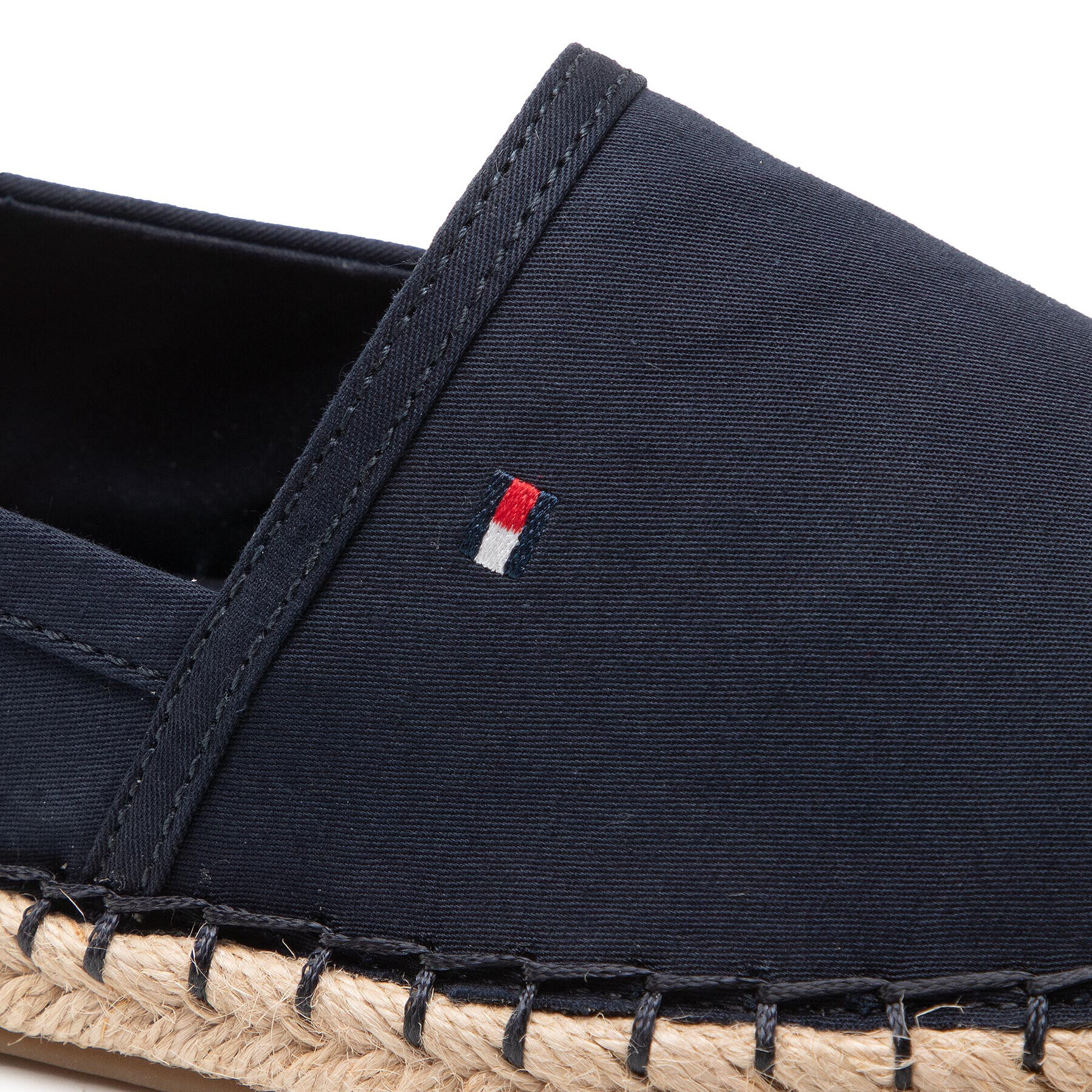 Tommy Hilfiger Espadrilky Basic Tommy Flat Espadrille FW0FW06497 Tmavomodrá - Pepit.sk