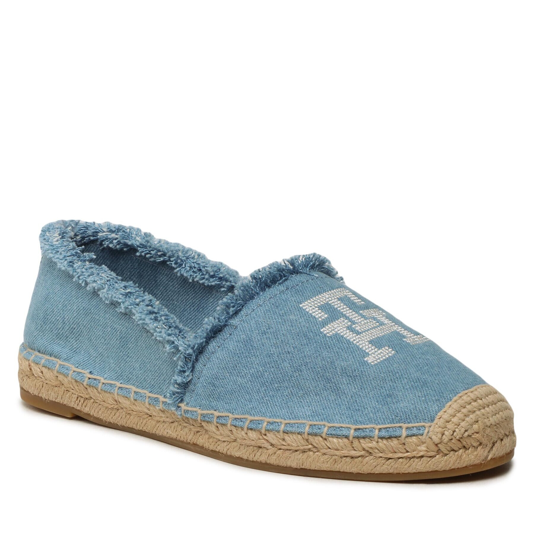 Tommy Hilfiger Espadrilky Denim Espadrille FW0FW07270 Modrá - Pepit.sk