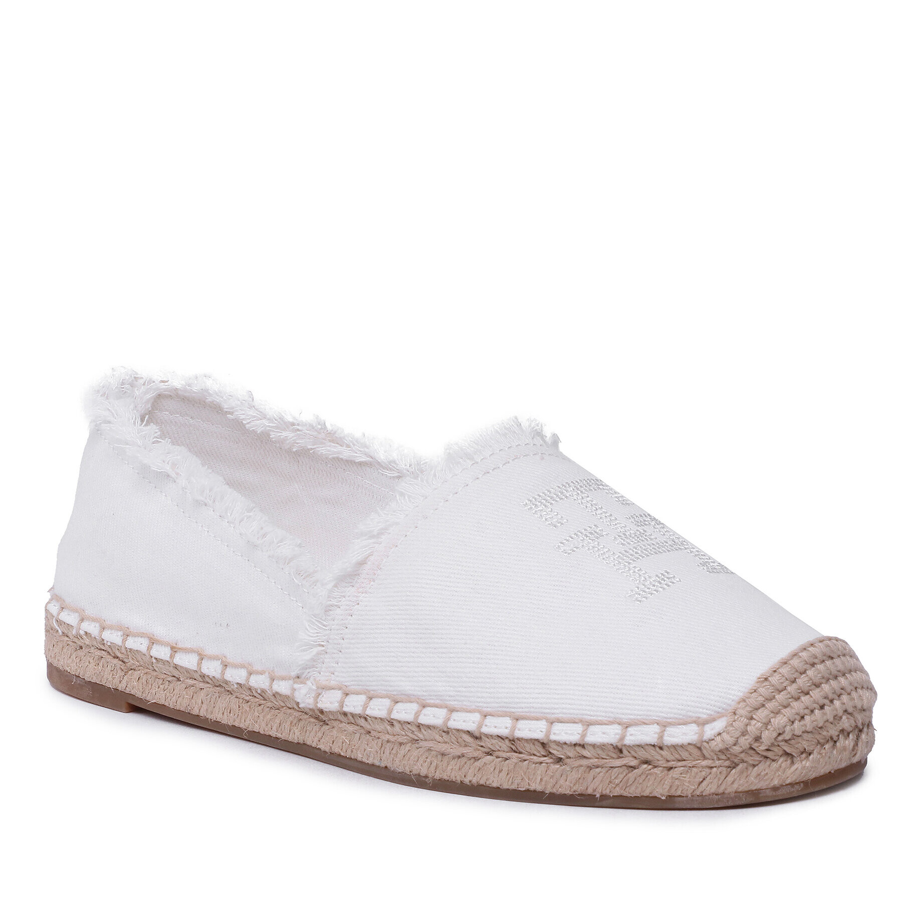 Tommy Hilfiger Espadrilky Ecru Denim Espadrille FW0FW07271 Biela - Pepit.sk