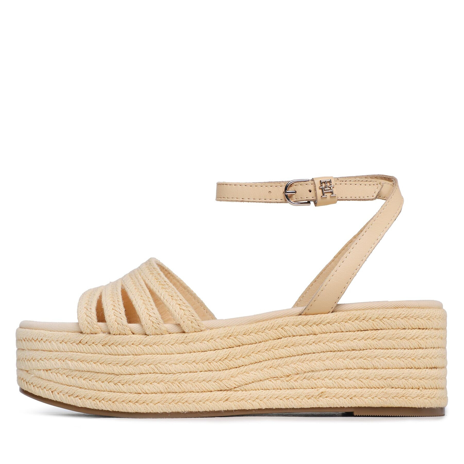 Tommy Hilfiger Espadrilky Essenital Flatform Sandal FW0FW07161 Žltá - Pepit.sk