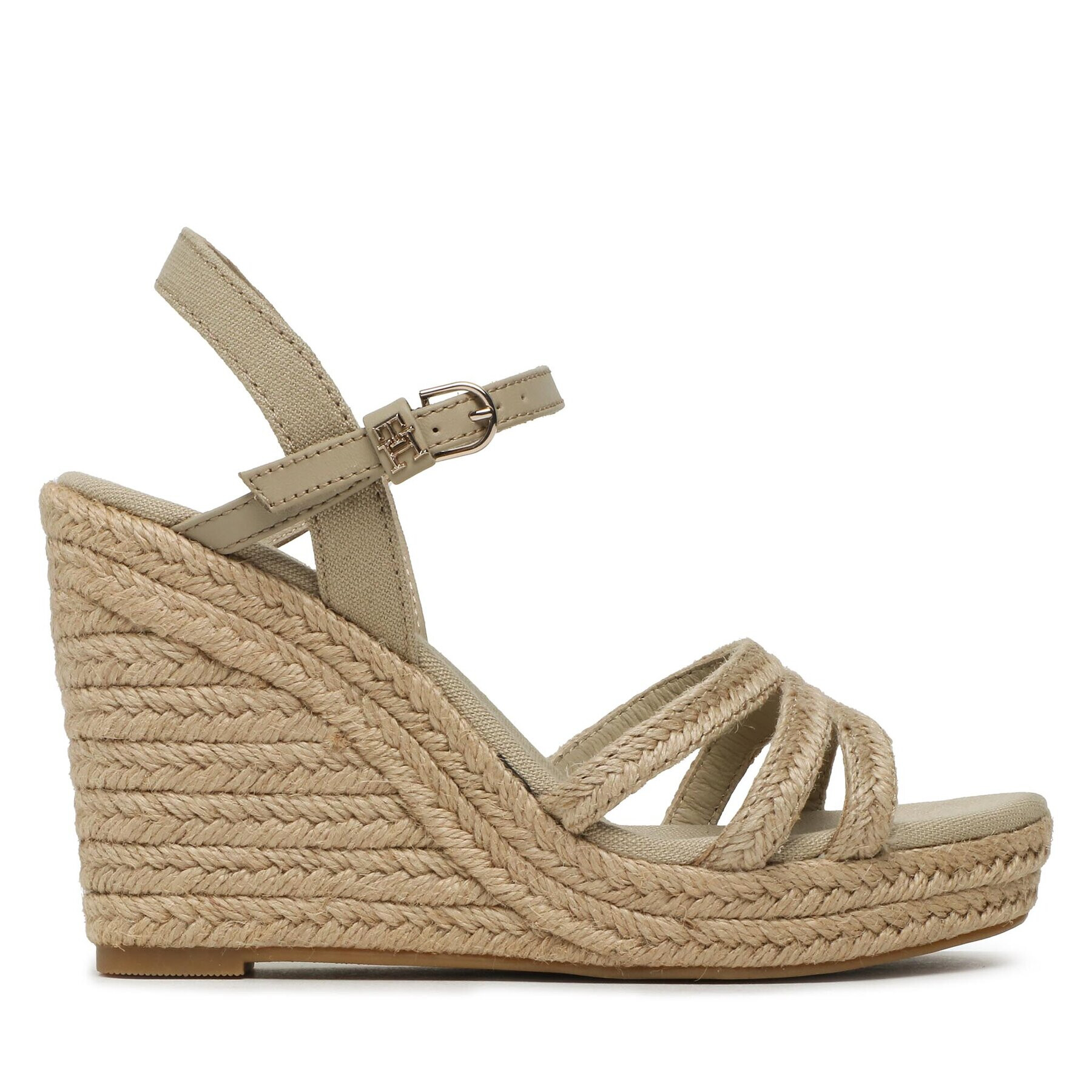 Tommy Hilfiger Espadrilky Essential Basic Wedge Sandal FW0FW07220 Béžová - Pepit.sk