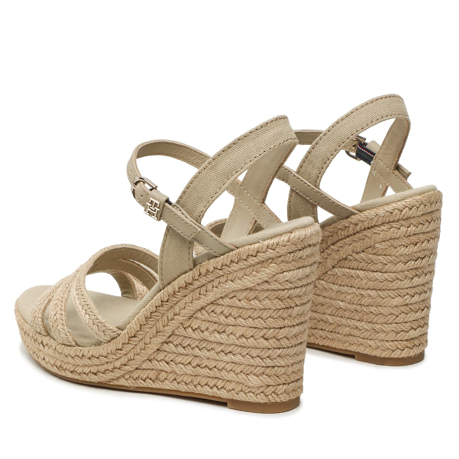 Tommy Hilfiger Espadrilky Essential Basic Wedge Sandal FW0FW07220 Béžová - Pepit.sk