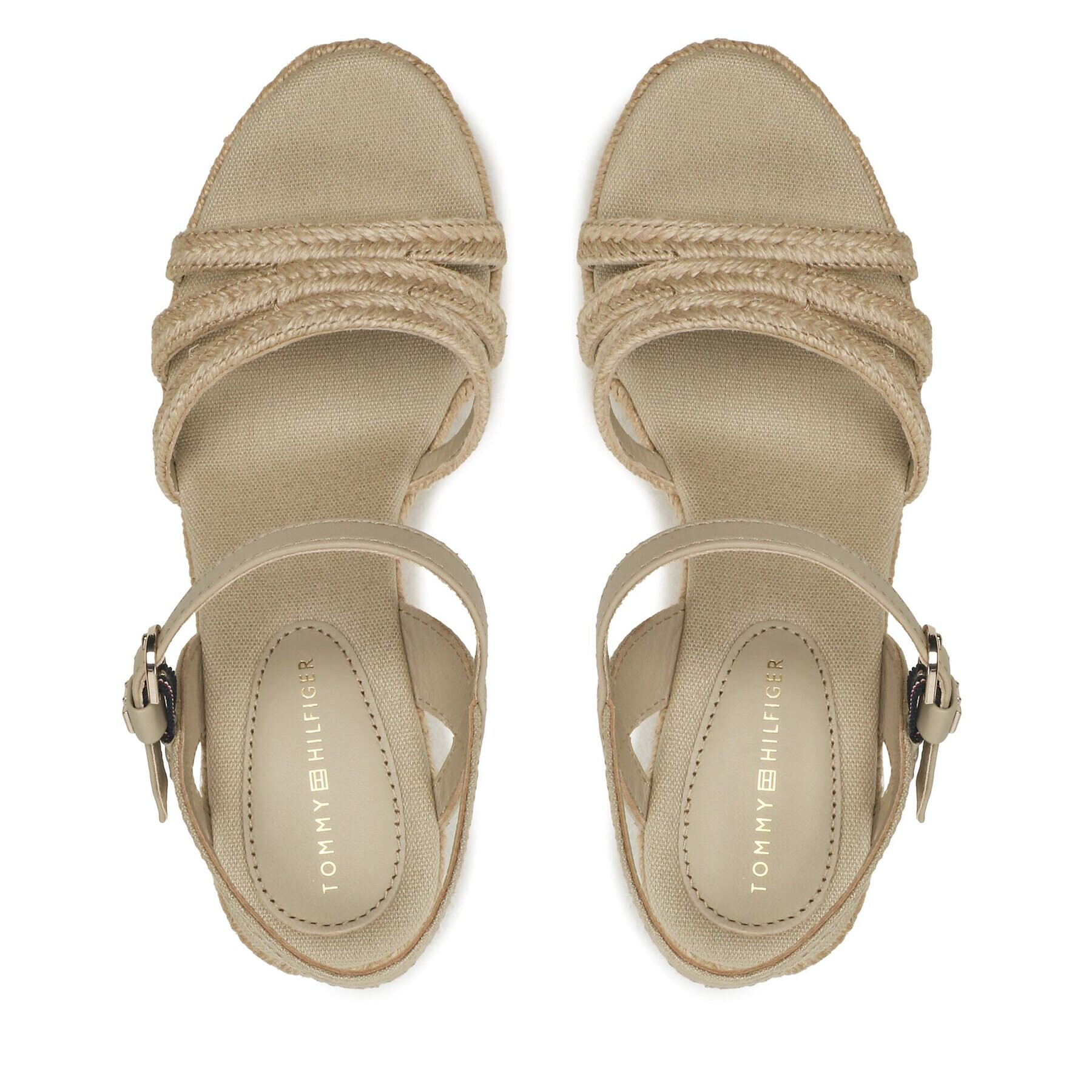 Tommy Hilfiger Espadrilky Essential Basic Wedge Sandal FW0FW07220 Béžová - Pepit.sk