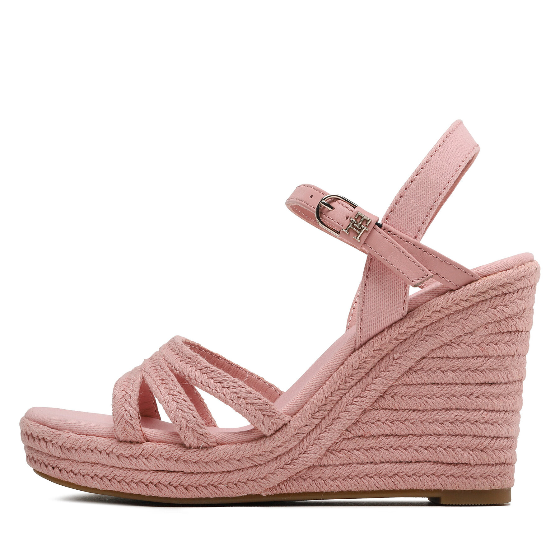 Tommy Hilfiger Espadrilky Essential Wedge Sandal FW0FW07159 Ružová - Pepit.sk