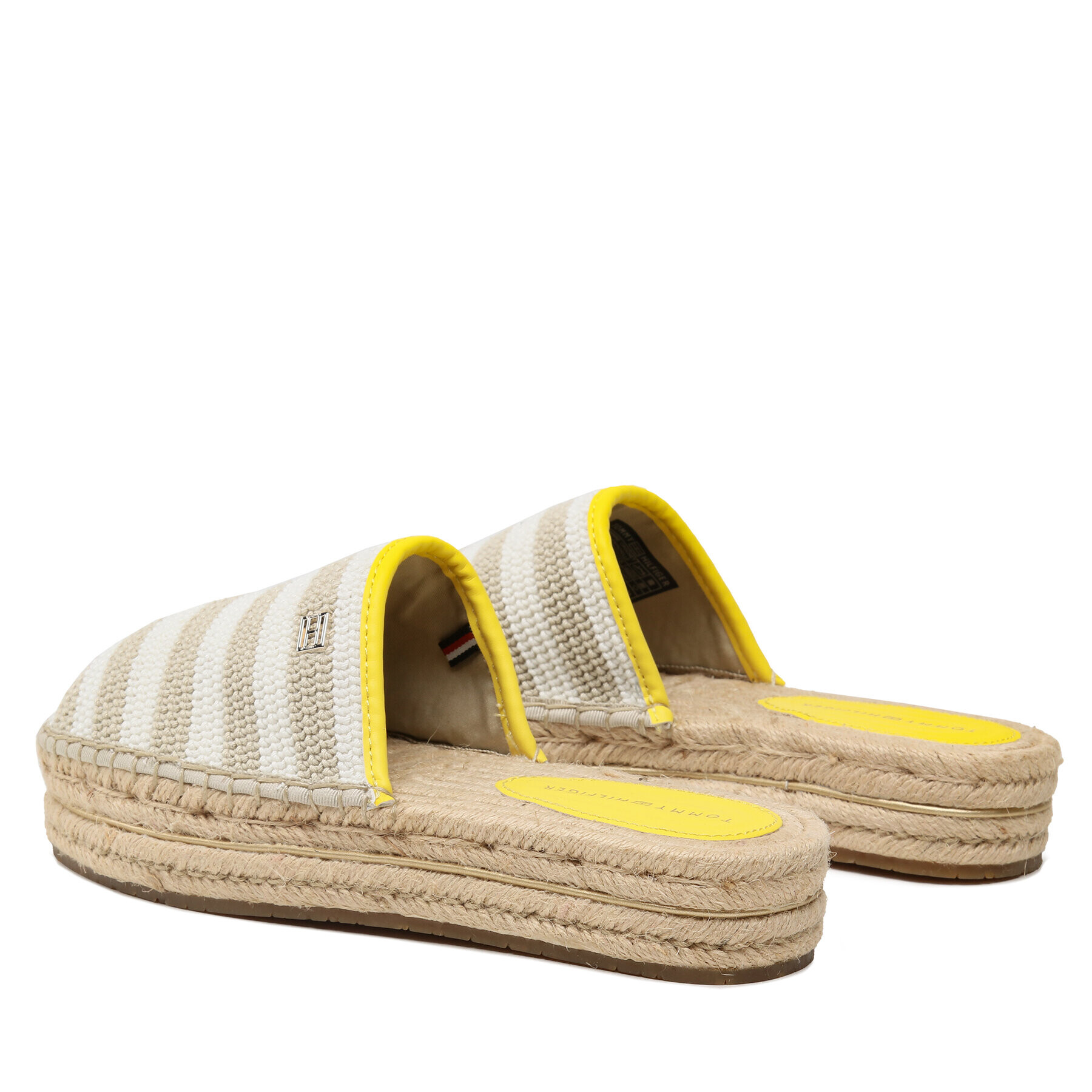 Tommy Hilfiger Espadrilky Feminine Crochet Mule Espadrille FW0FW07278 Béžová - Pepit.sk