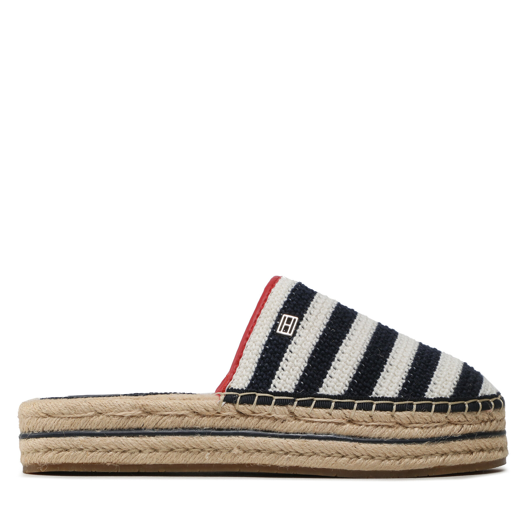 Tommy Hilfiger Espadrilky Feminine Crochet Mule Espadrille FW0FW07278 Tmavomodrá - Pepit.sk