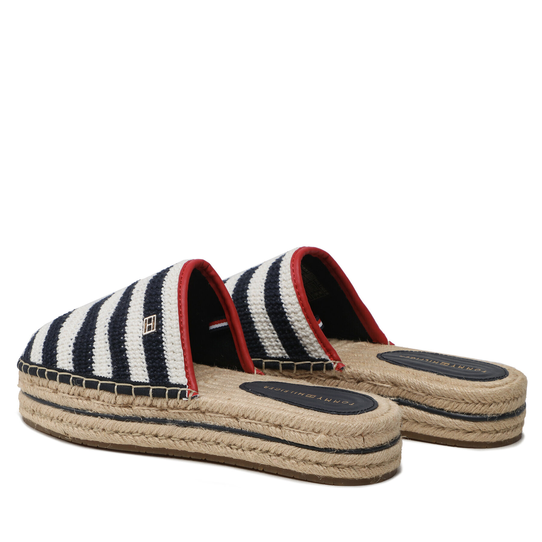 Tommy Hilfiger Espadrilky Feminine Crochet Mule Espadrille FW0FW07278 Tmavomodrá - Pepit.sk