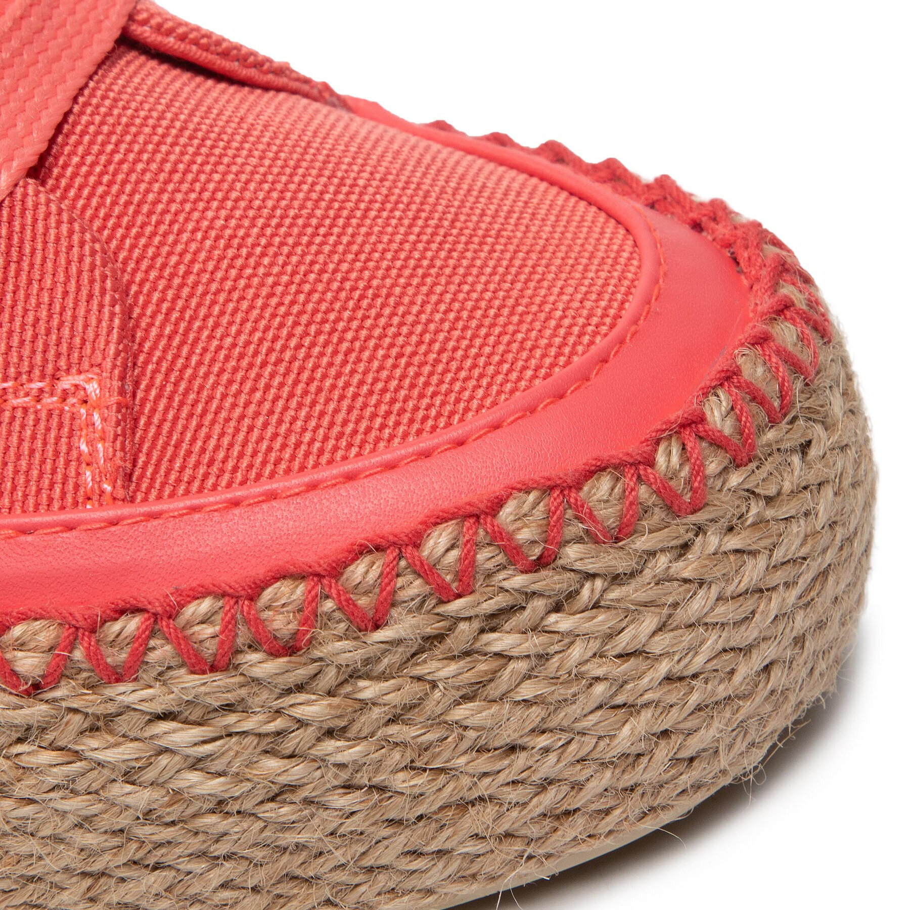 Tommy Hilfiger Espadrilky Rope Vulc Sneaker FW0FW06461 Červená - Pepit.sk