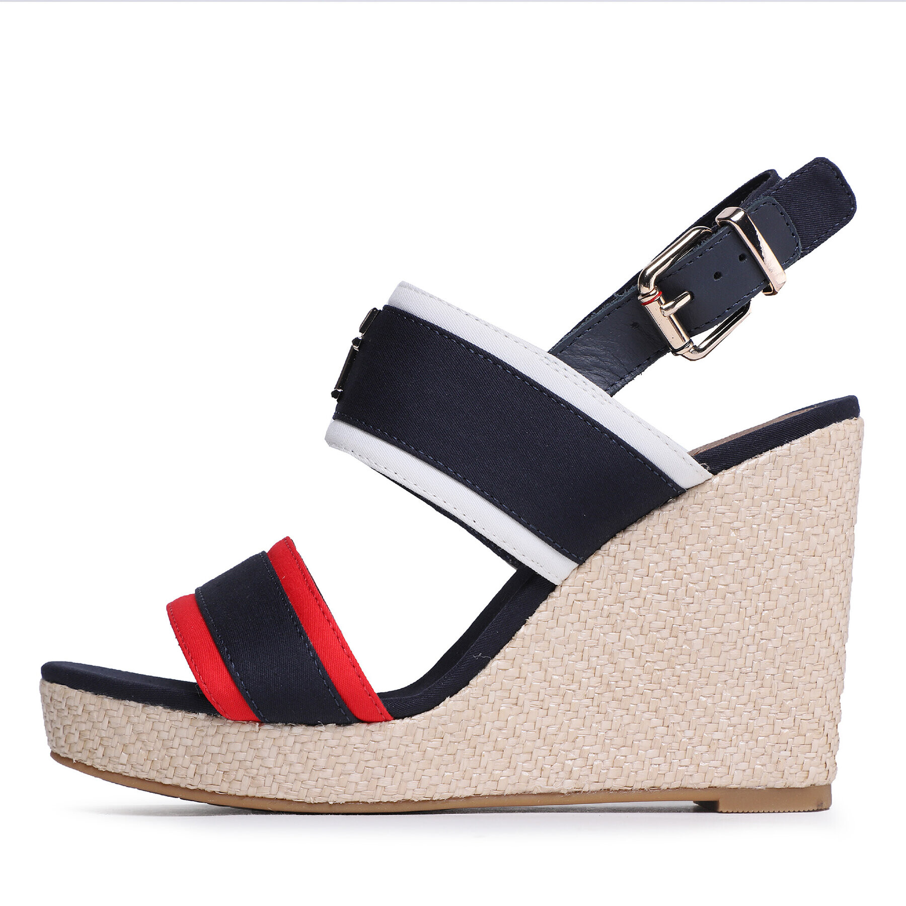 Tommy Hilfiger Espadrilky Rwb Feminne Wedge FW0FW07180 Tmavomodrá - Pepit.sk