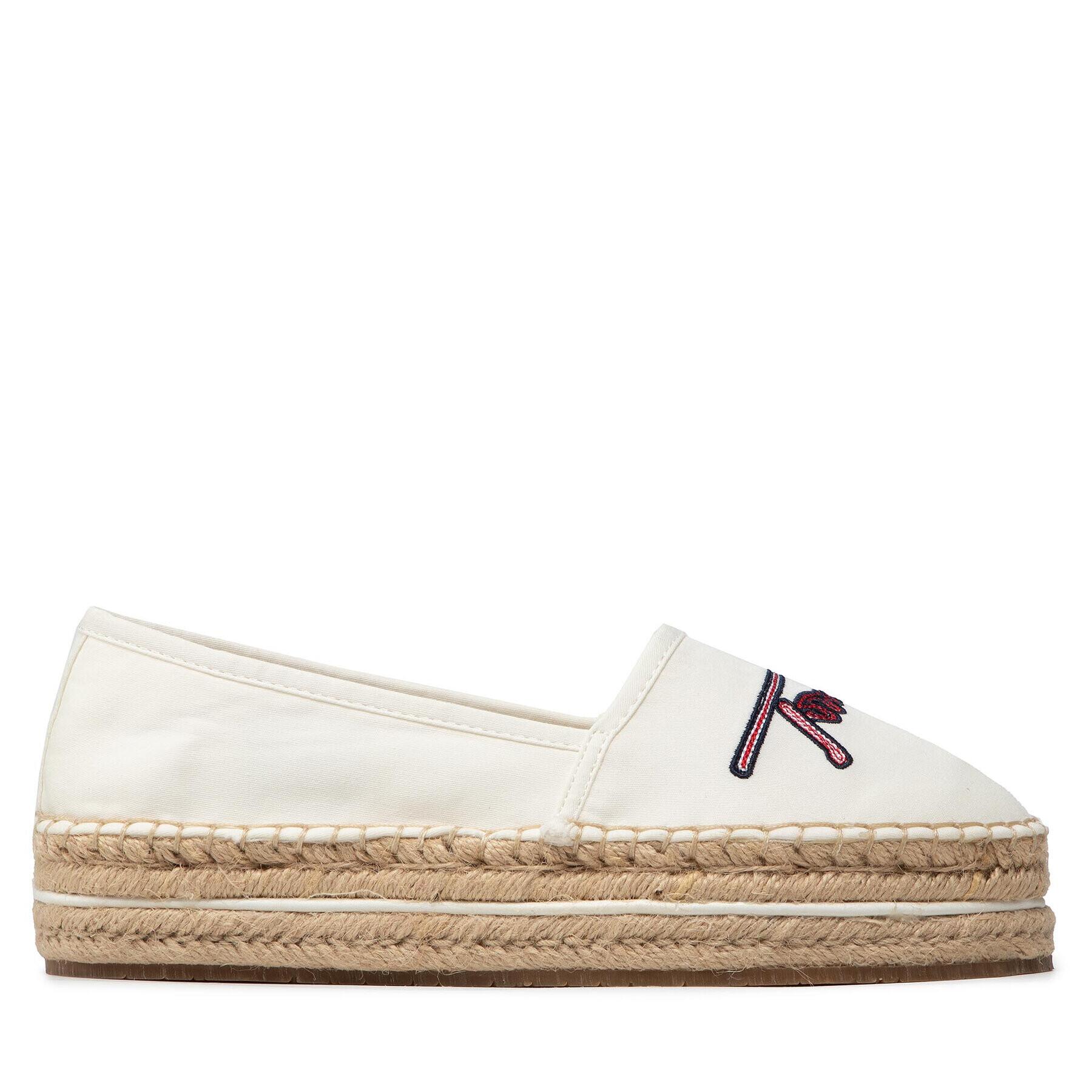 Tommy Hilfiger Espadrilky Signature Espadrille FW0FW06483 Béžová - Pepit.sk