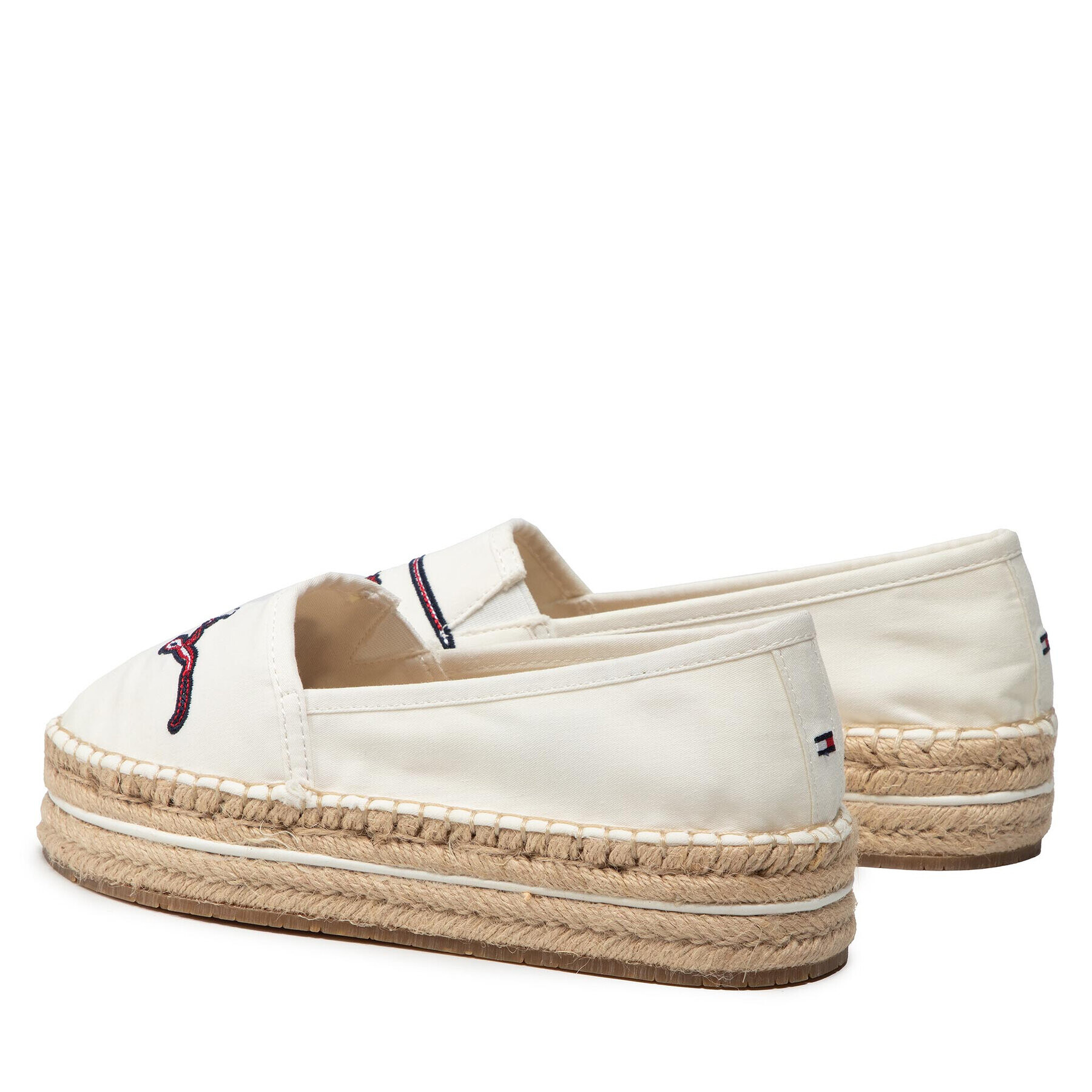 Tommy Hilfiger Espadrilky Signature Espadrille FW0FW06483 Béžová - Pepit.sk