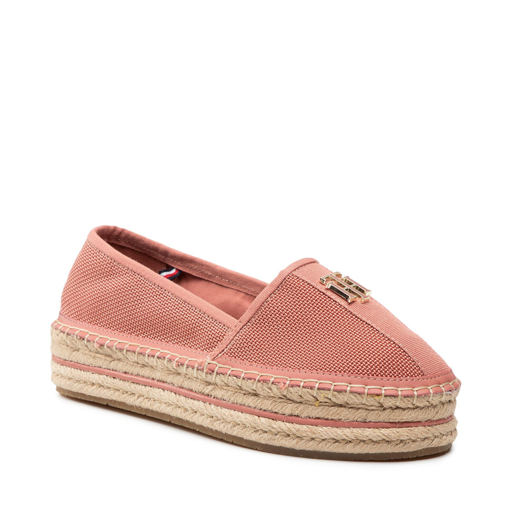 Tommy Hilfiger Espadrilky Th Mesh Flatform Espadrille FW0FW05789 Ružová - Pepit.sk