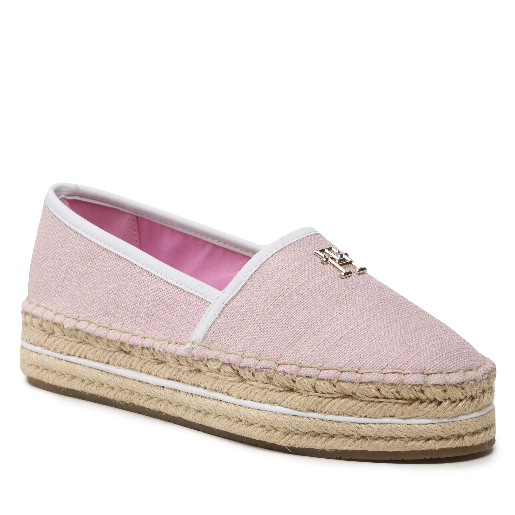 Tommy Hilfiger Espadrilky Th Woven Espadrille FW0FW07343 Ružová - Pepit.sk