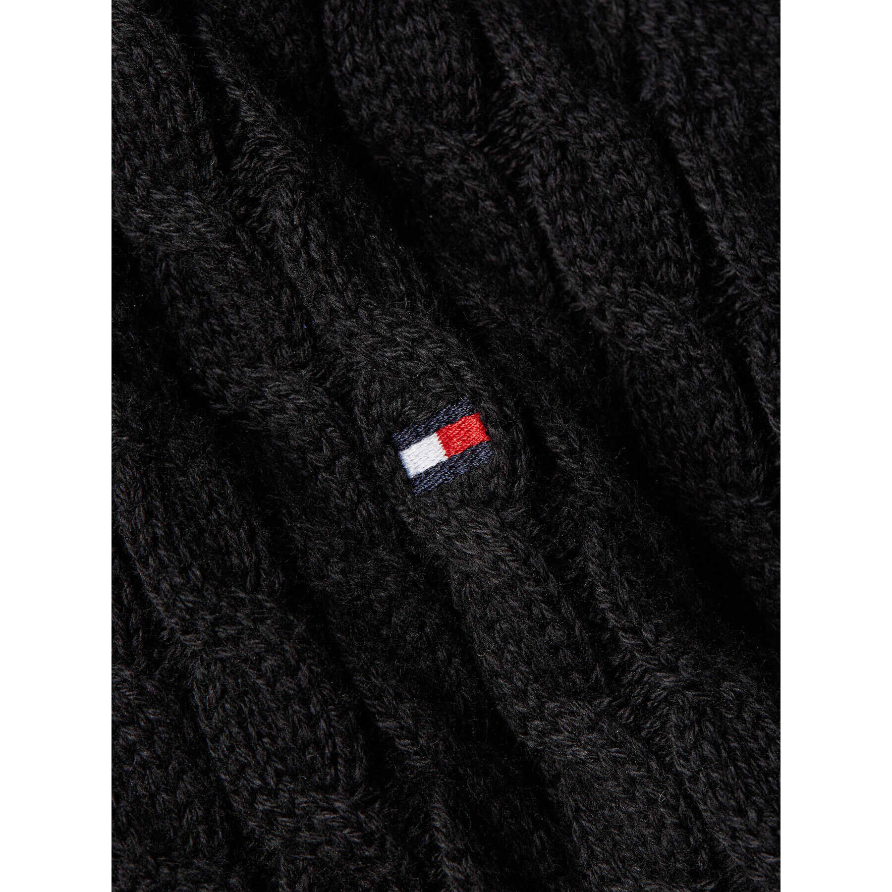 Tommy Hilfiger Kardigán Co Mini WW0WW40265 Čierna Regular Fit - Pepit.sk