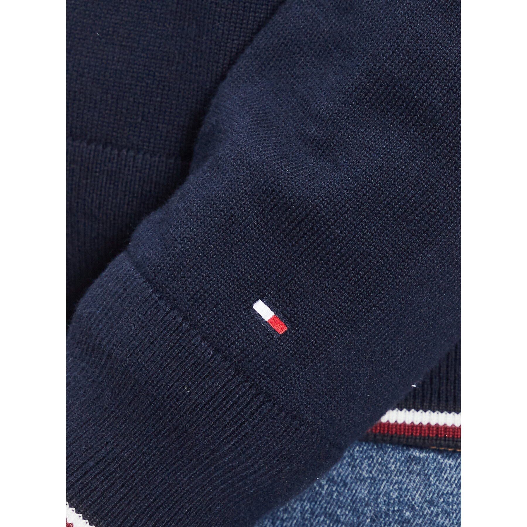 Tommy Hilfiger Kardigán MW0MW32038 Tmavomodrá Regular Fit - Pepit.sk