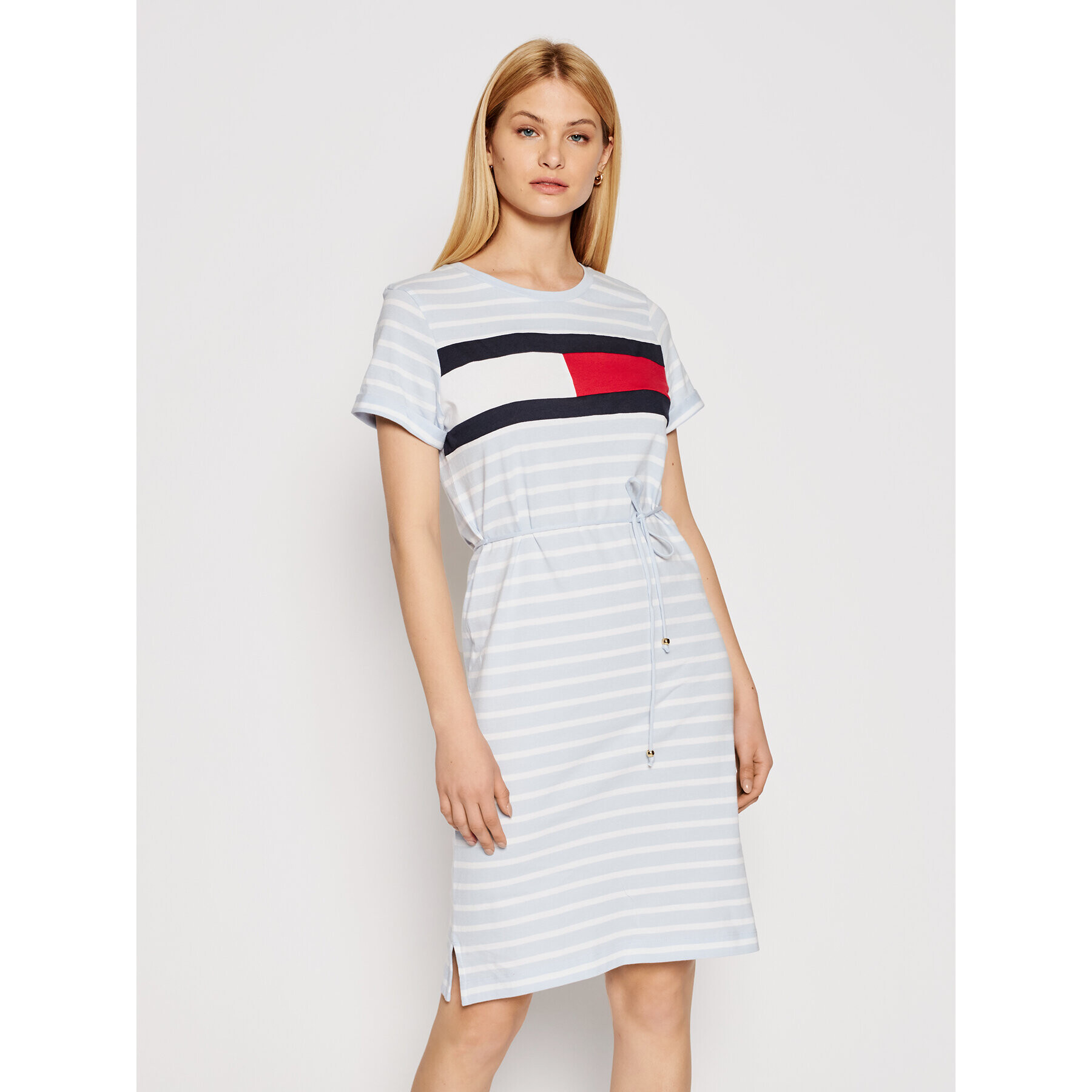 Tommy Hilfiger Každodenné šaty Abo WW0WW32438 Modrá Regular Fit - Pepit.sk