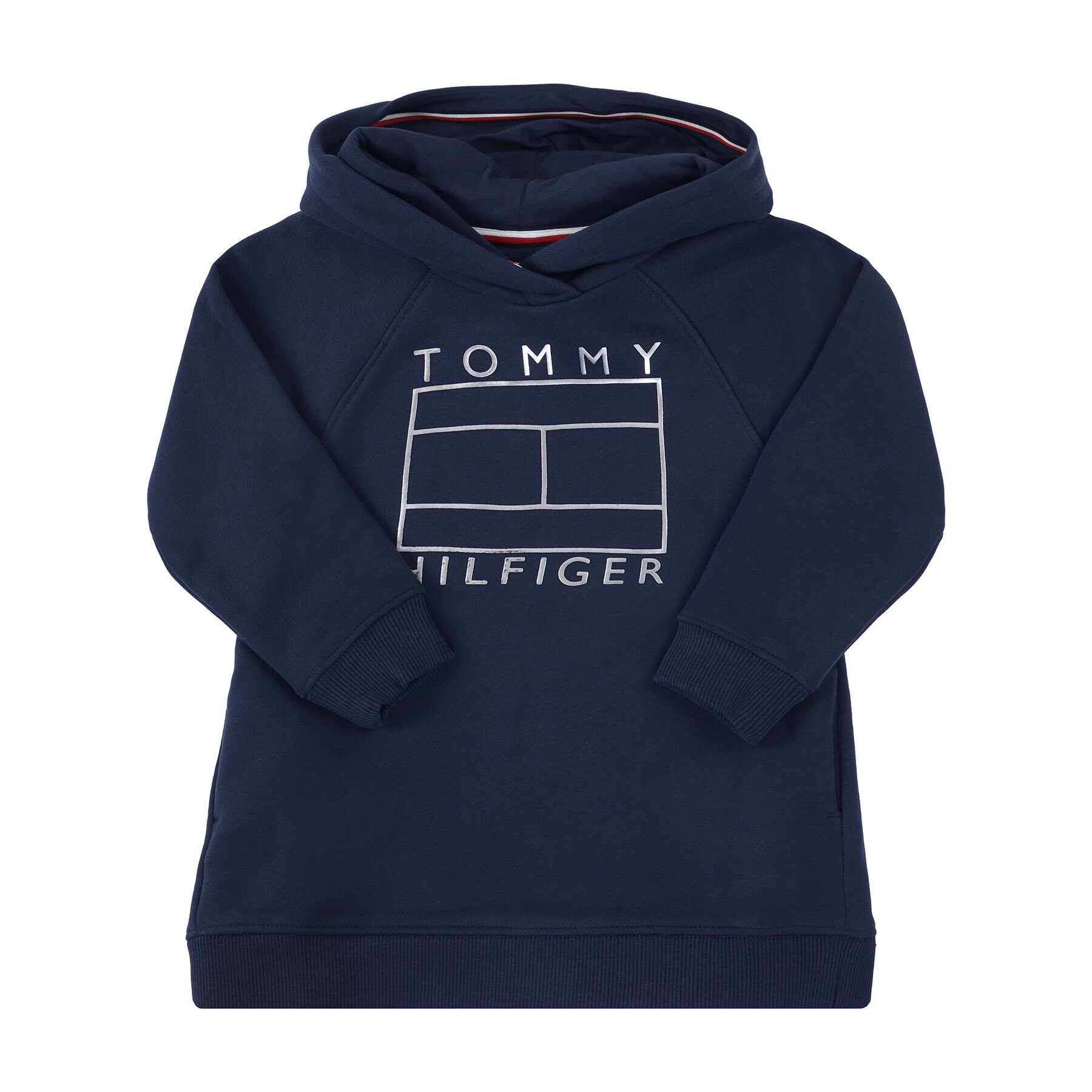 Tommy Hilfiger Každodenné šaty Essential Flag KG0KG04895 D Tmavomodrá Regular Fit - Pepit.sk