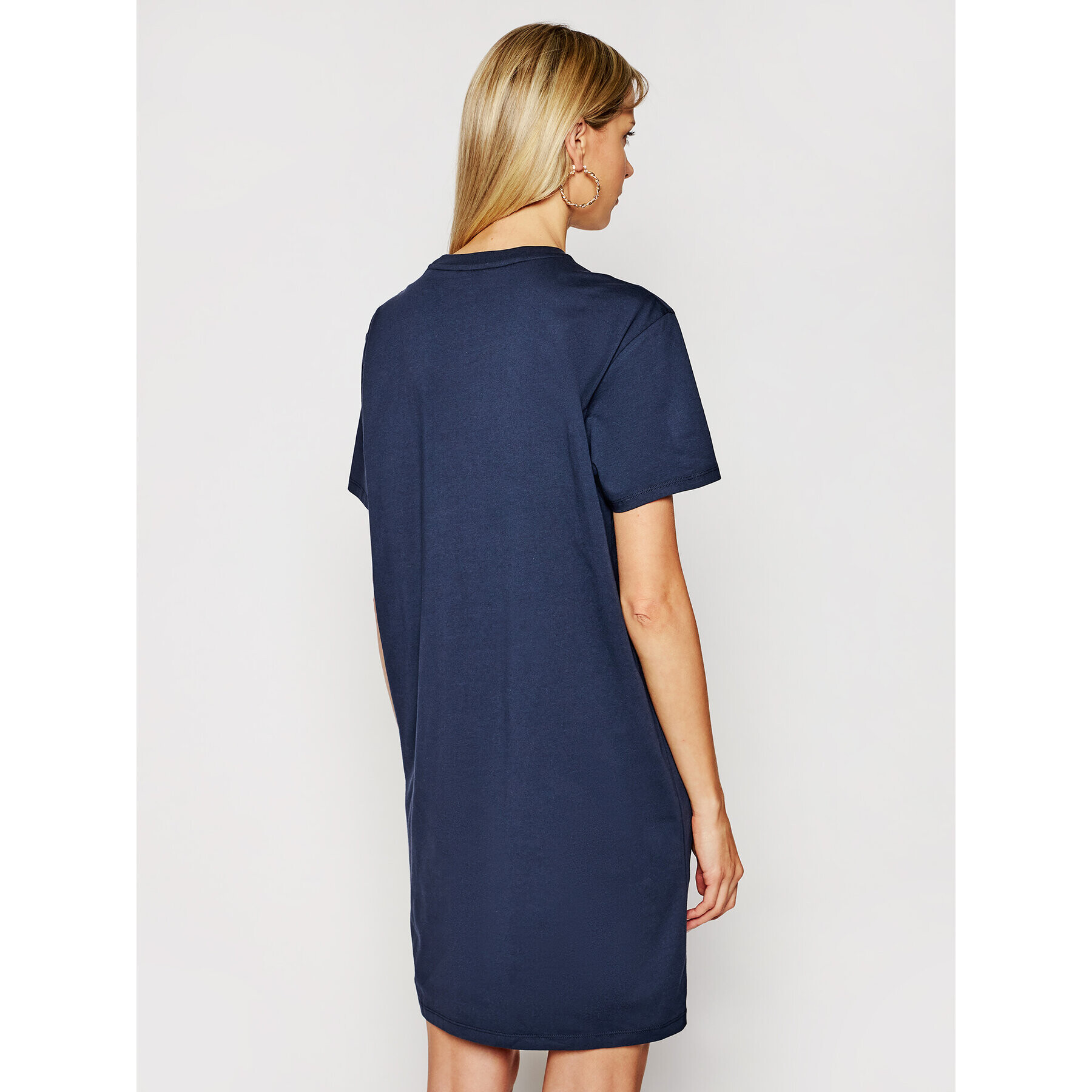 Tommy Hilfiger Každodenné šaty Rn Dress Half Sleeve UW0UW01639 Tmavomodrá Regular Fit - Pepit.sk