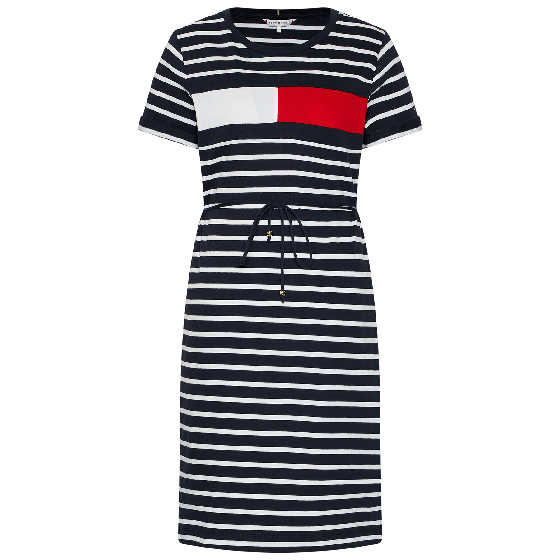 Tommy Hilfiger Každodenné šaty WW0WW32438 Tmavomodrá Regular Fit - Pepit.sk