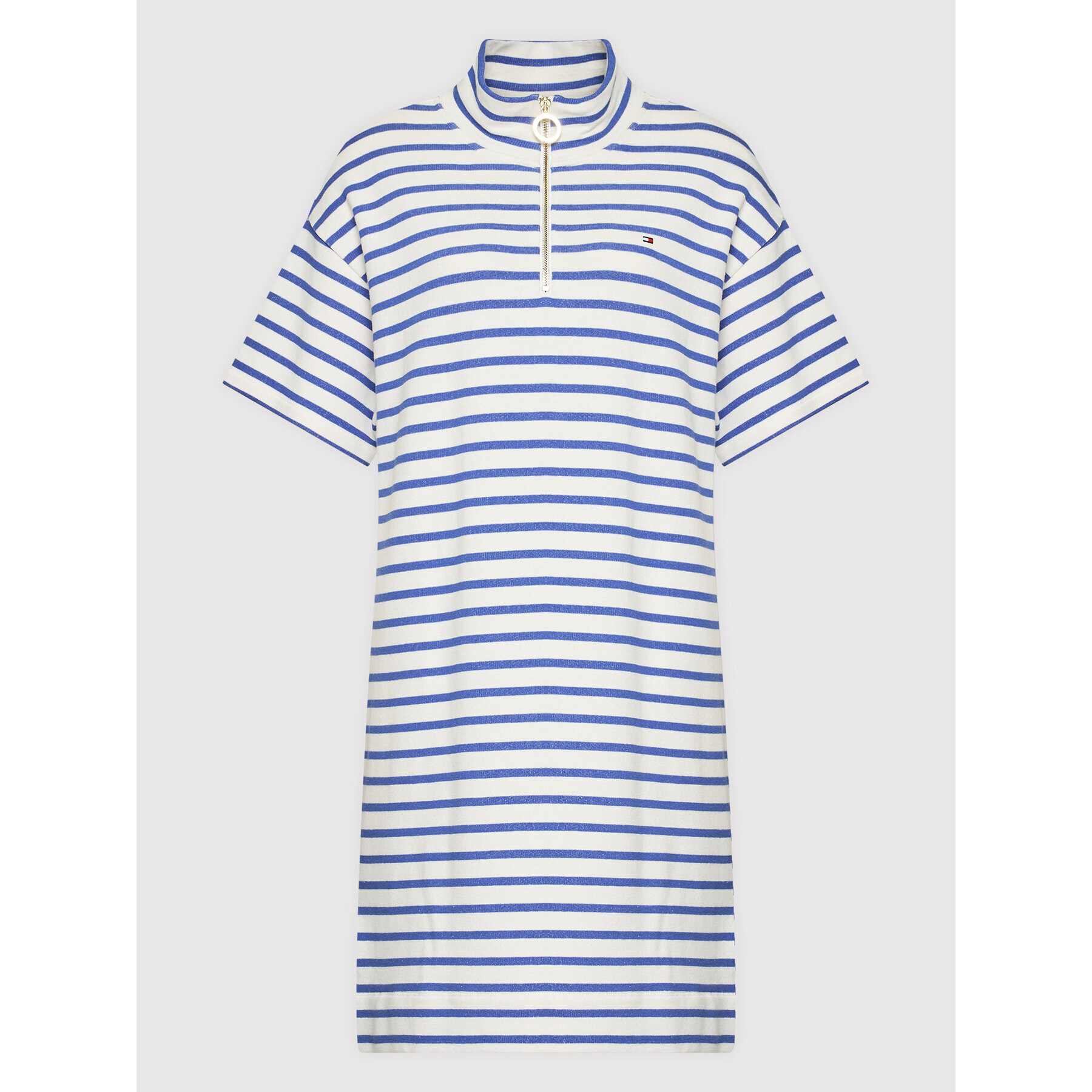 Tommy Hilfiger Každodenné šaty WW0WW34651 Modrá Relaxed Fit - Pepit.sk