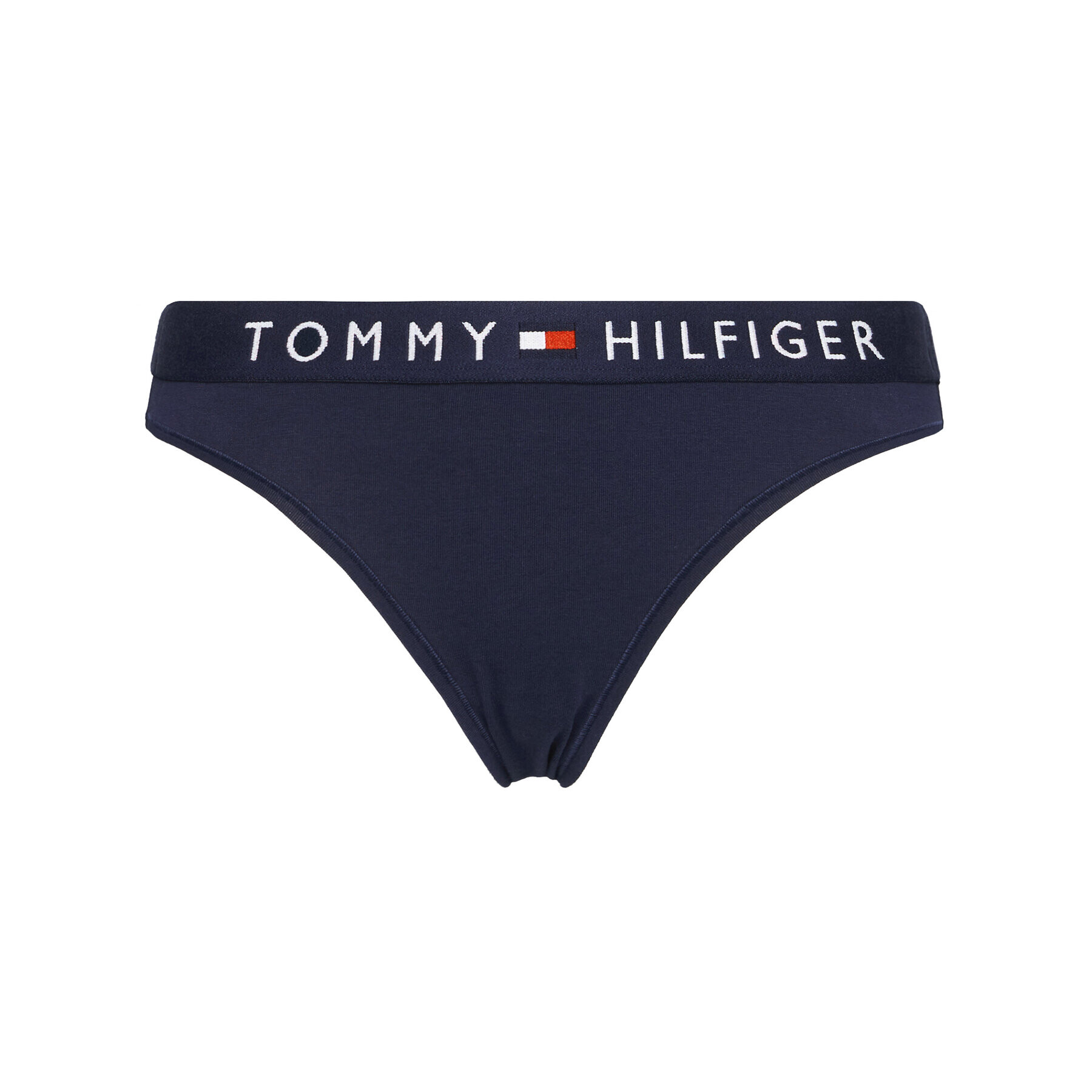 Tommy Hilfiger Klasické nohavičky Bikini UW0UW01566 Tmavomodrá - Pepit.sk