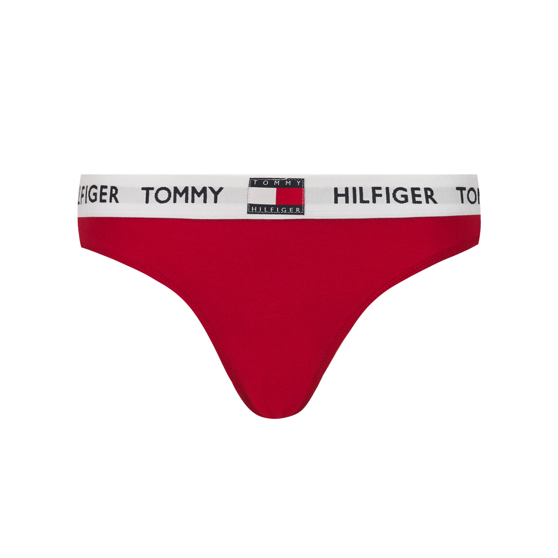 Tommy Hilfiger Klasické nohavičky UW0UW02193 Červená - Pepit.sk