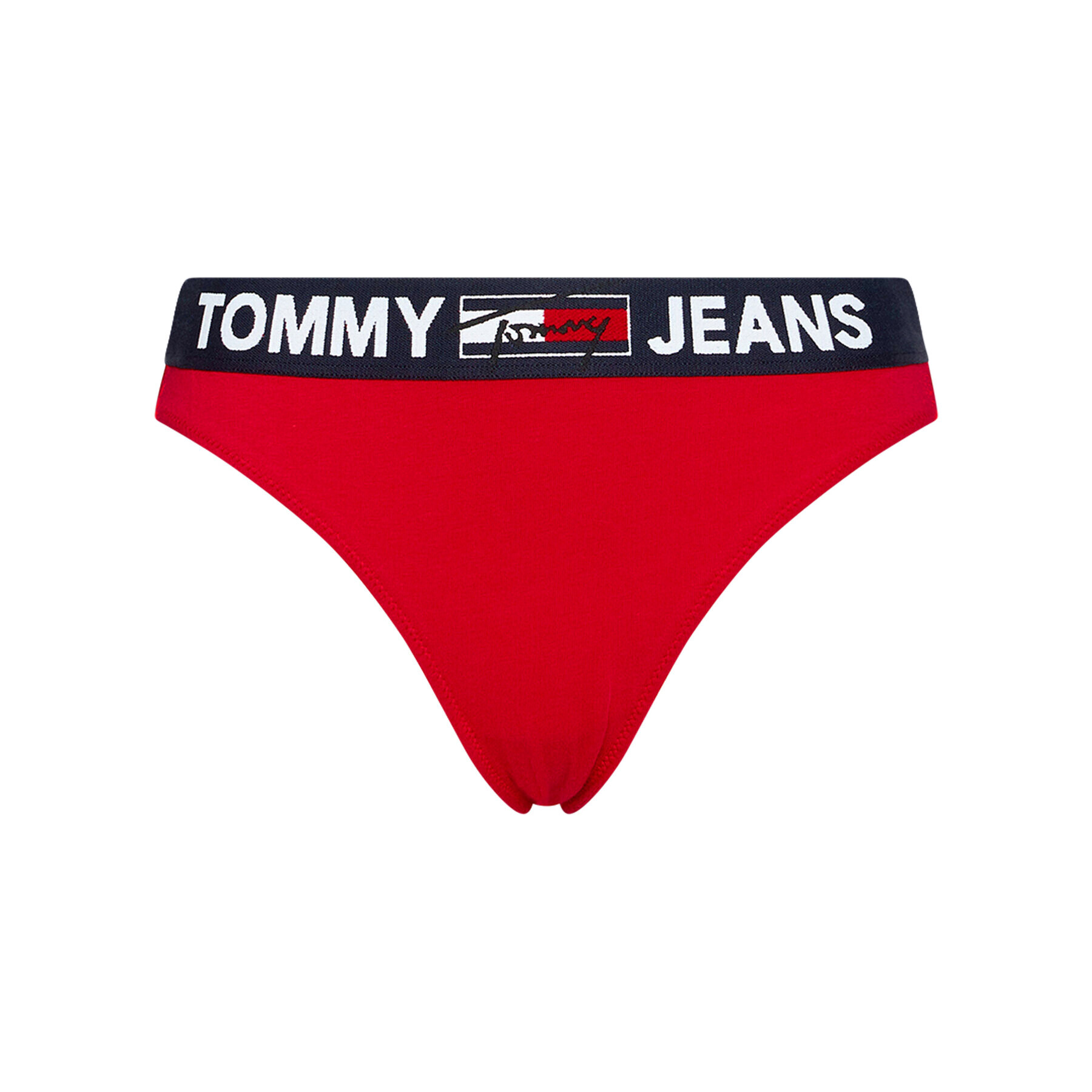 Tommy Hilfiger Klasické nohavičky UW0UW02773 Červená - Pepit.sk