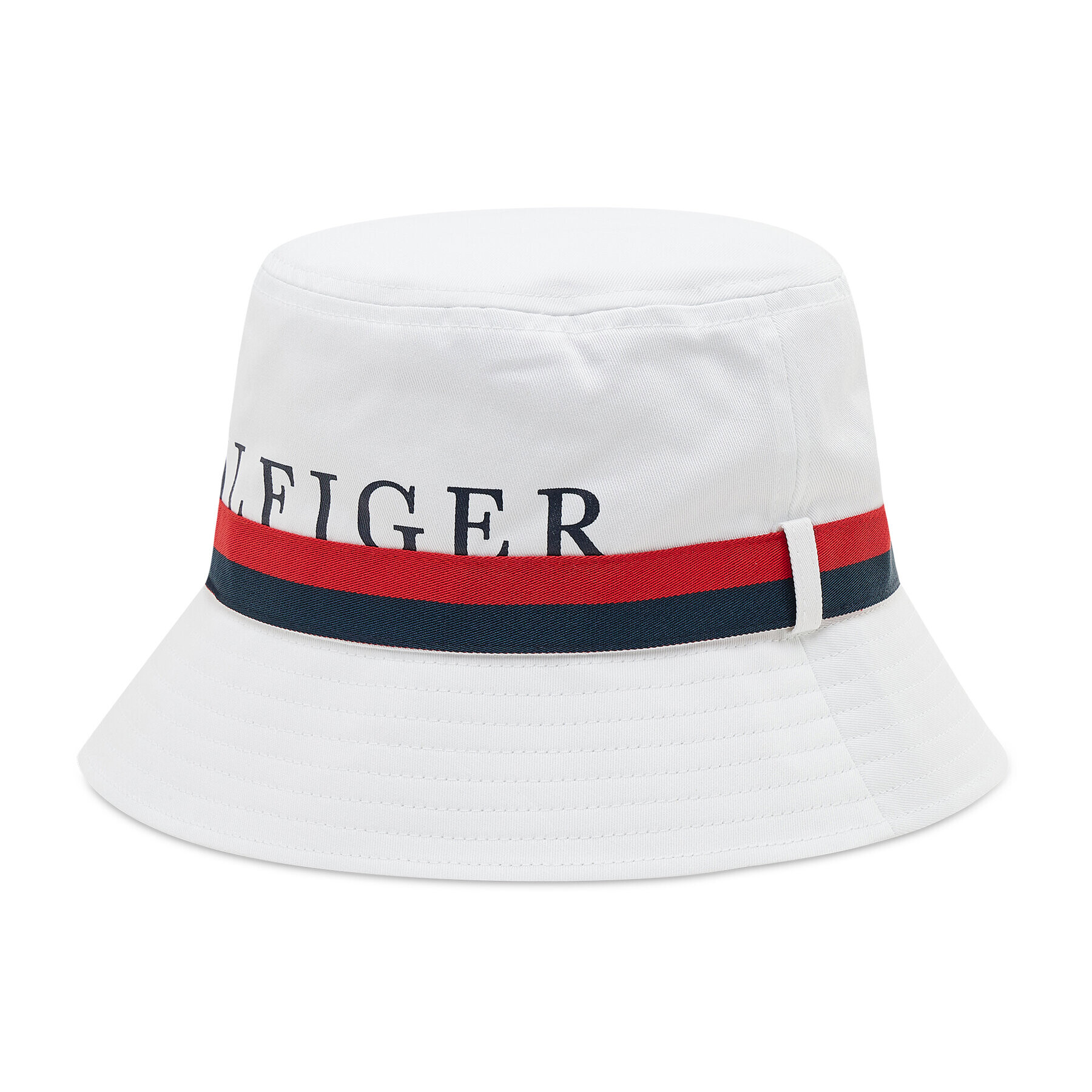 Tommy Hilfiger Klobúk Bucket AM0AM08285 Biela - Pepit.sk