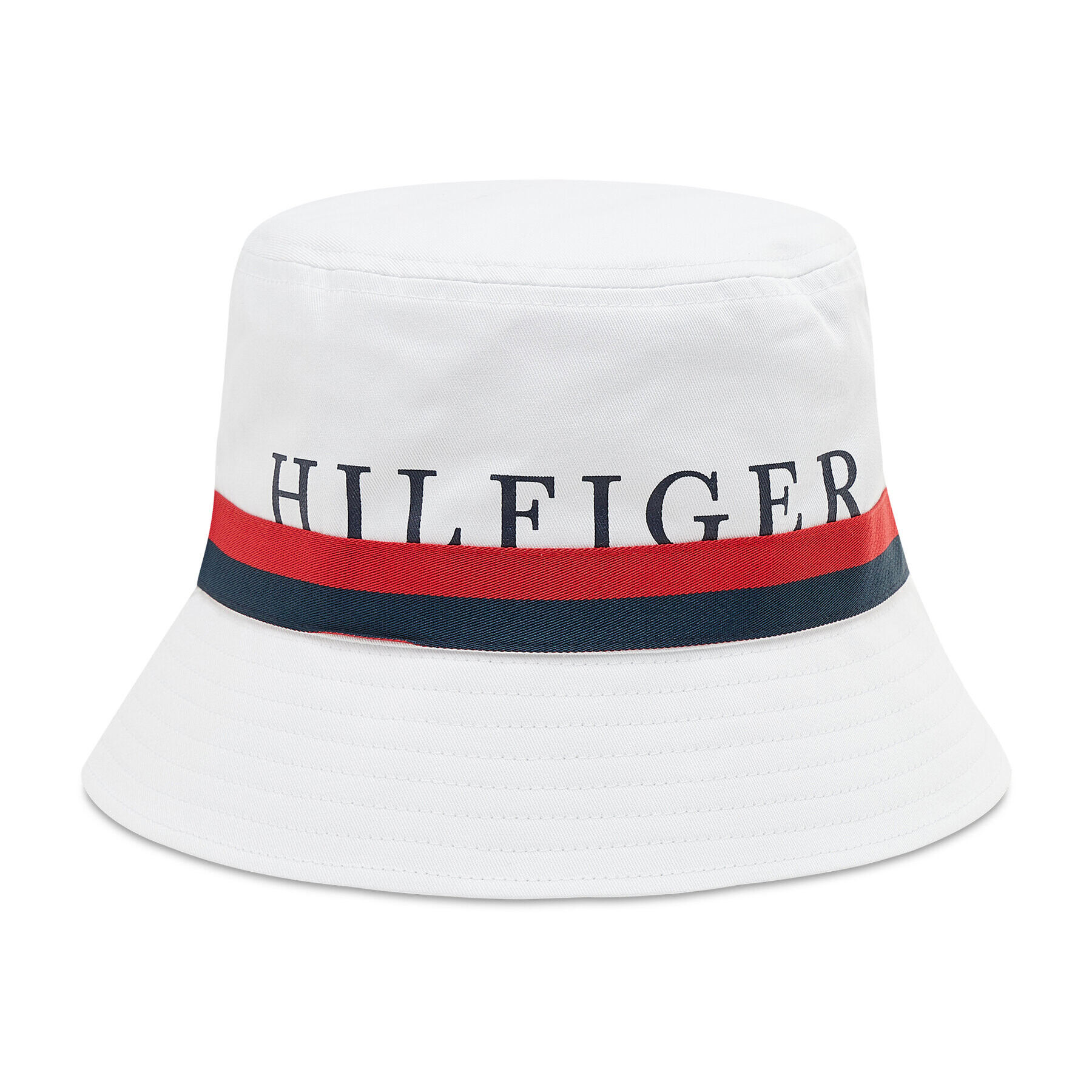 Tommy Hilfiger Klobúk Bucket AM0AM08285 Biela - Pepit.sk