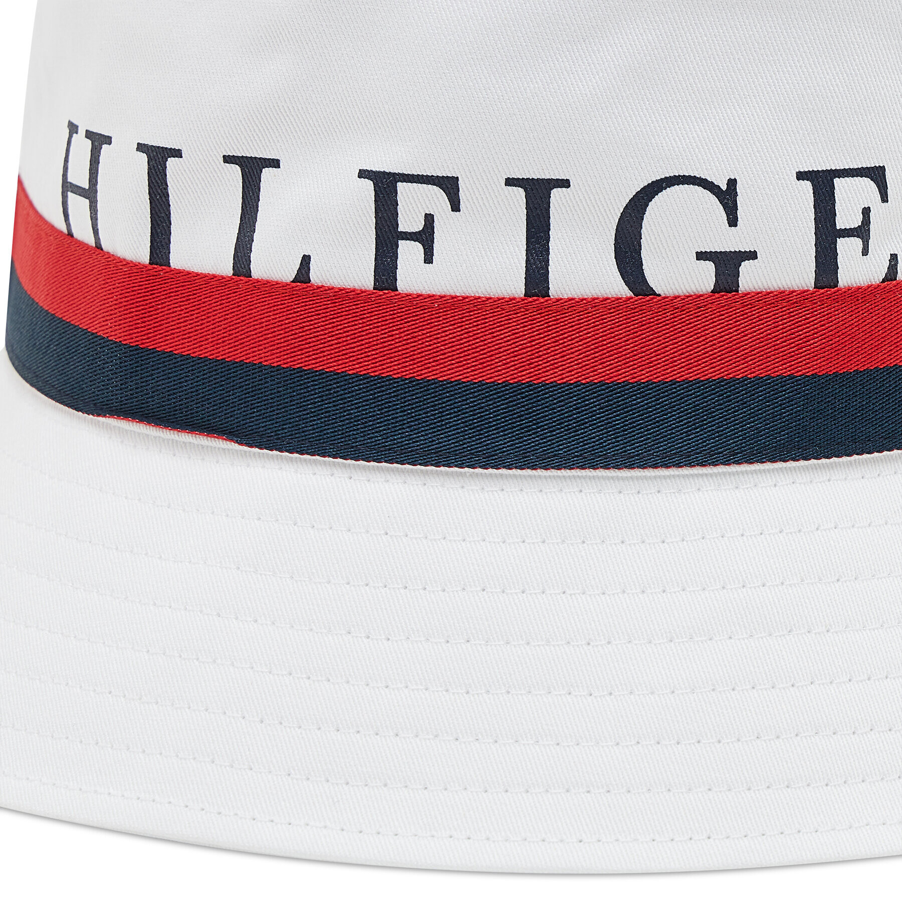 Tommy Hilfiger Klobúk Bucket AM0AM08285 Biela - Pepit.sk