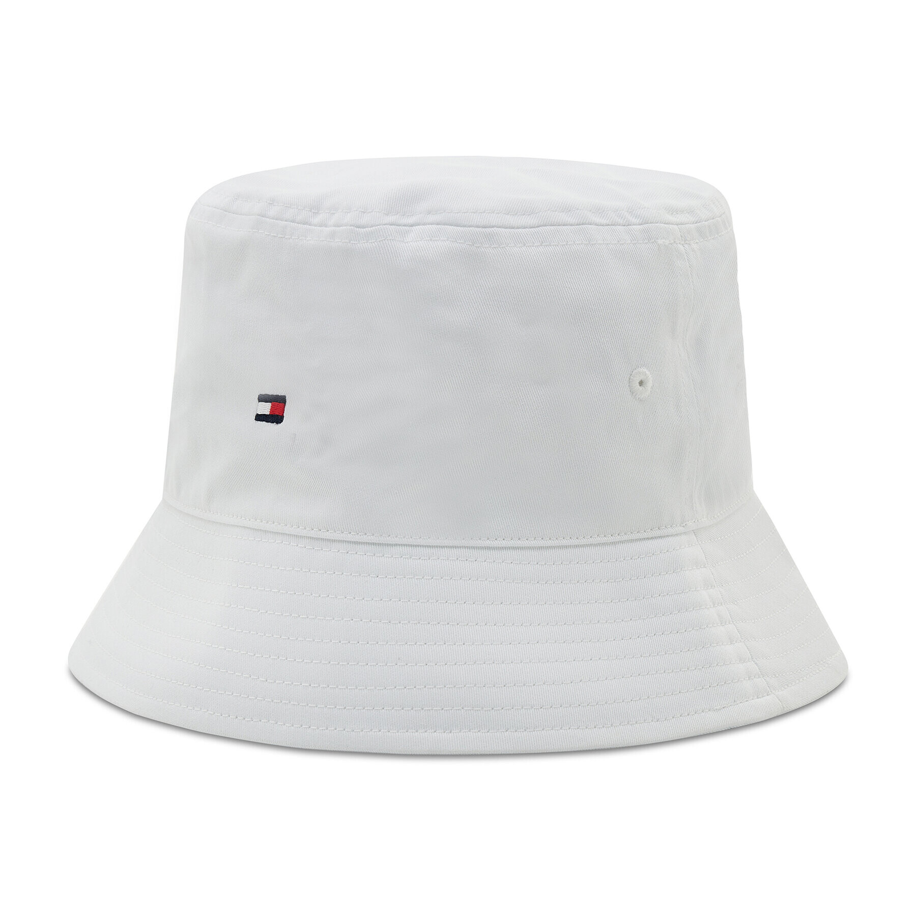 Tommy Hilfiger Klobúk Bucket Essential Flag AW0AW11673 Biela - Pepit.sk