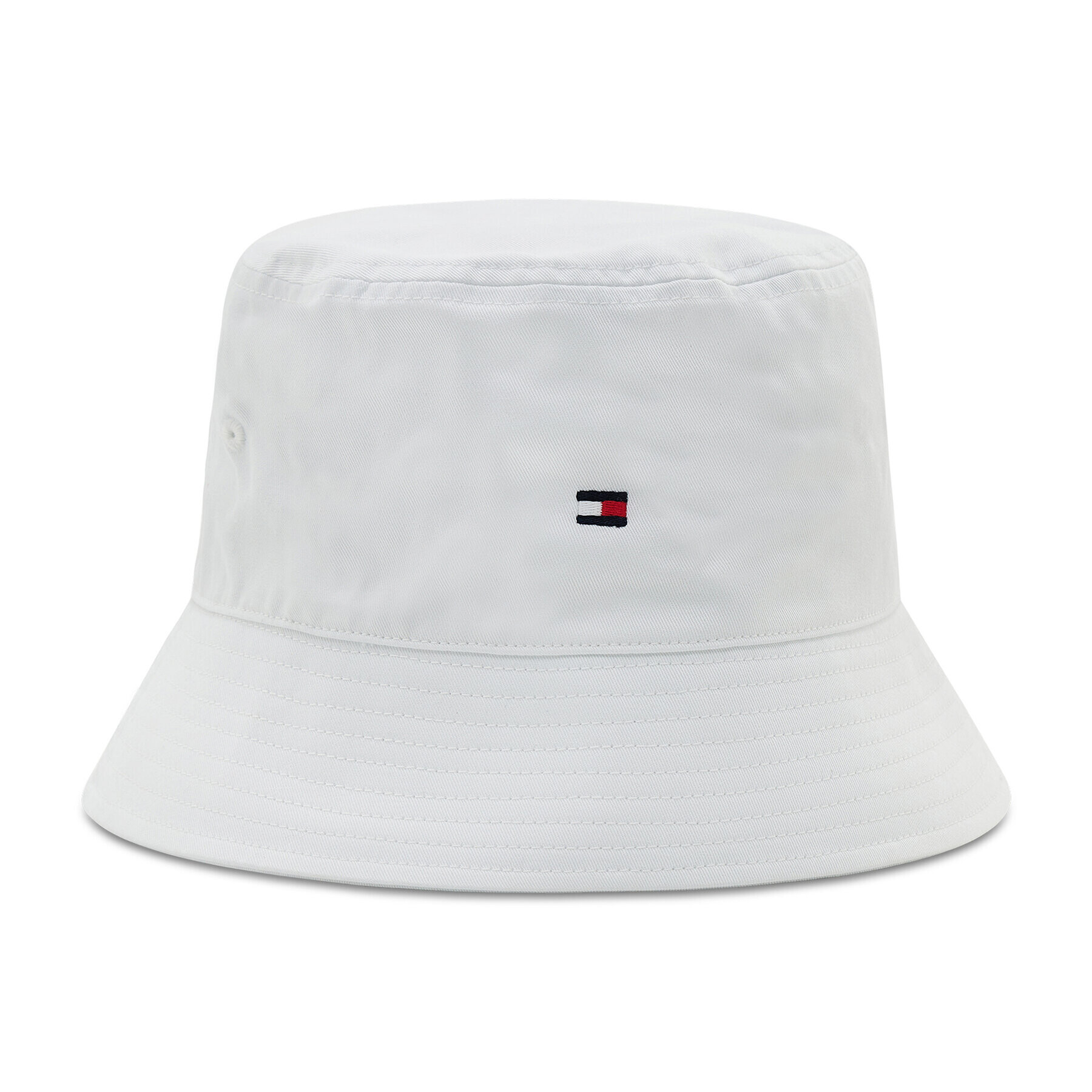 Tommy Hilfiger Klobúk Bucket Essential Flag AW0AW11673 Biela - Pepit.sk